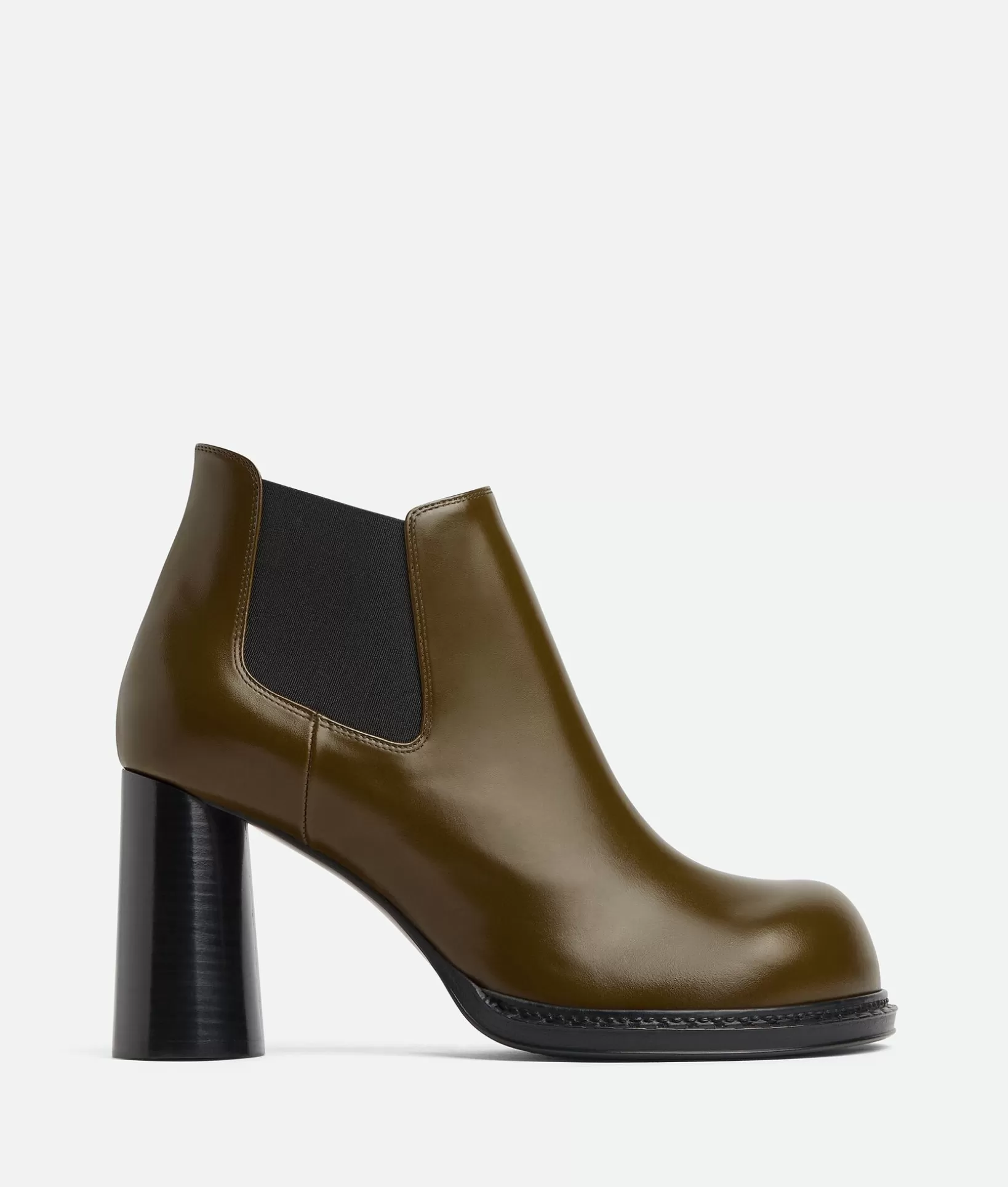 Boots>Bottega Veneta Cliff Chelsea Ankle Boot Olive oil