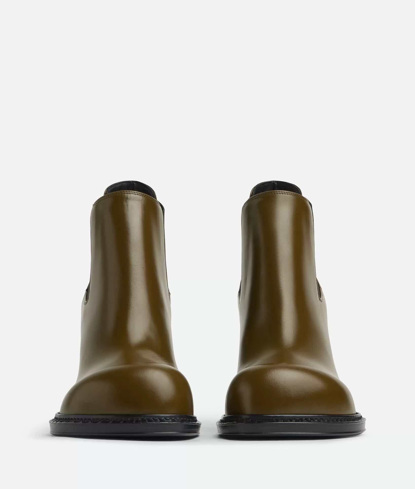 Boots>Bottega Veneta Cliff Chelsea Ankle Boot Olive oil