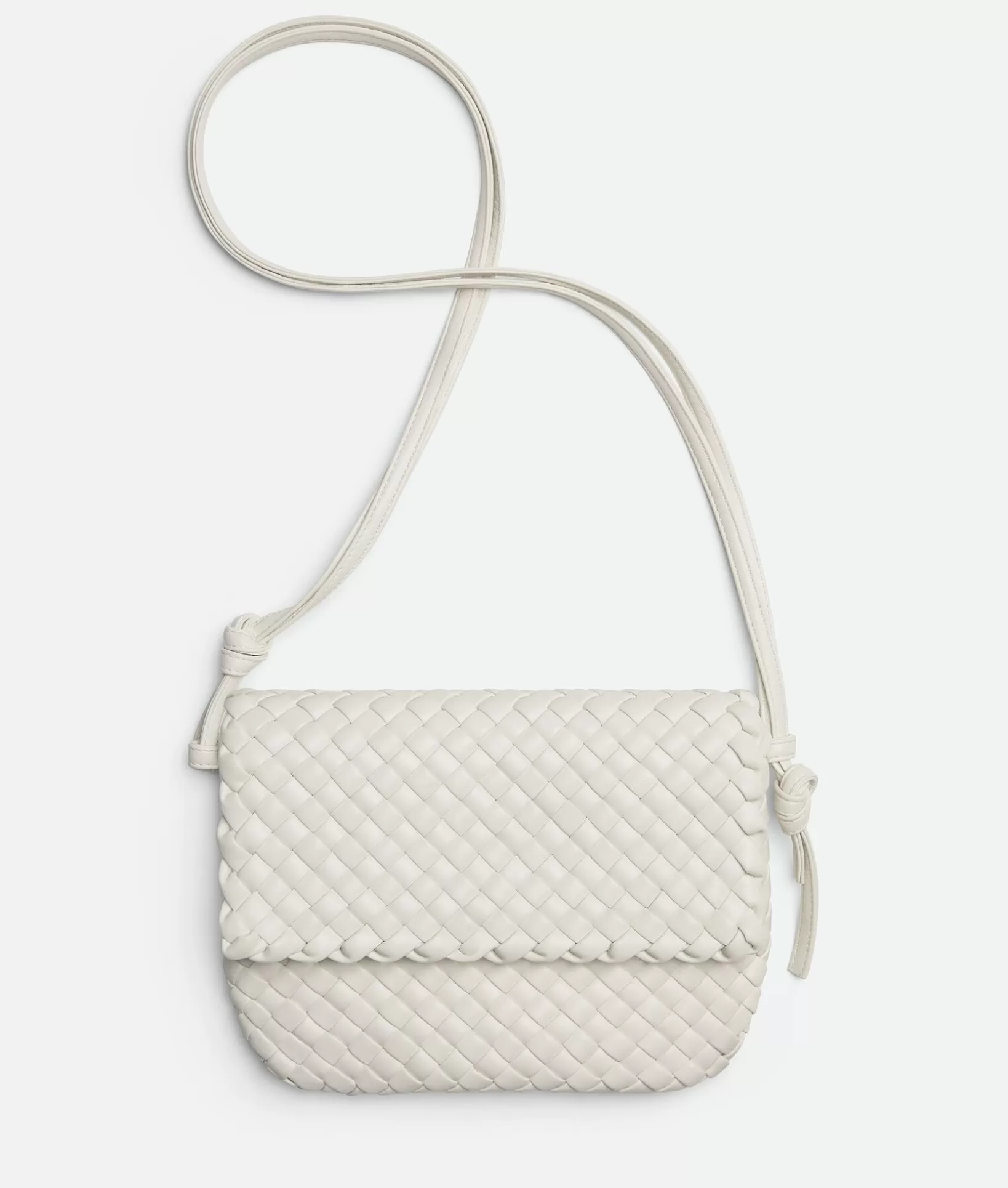 Crossbody>Bottega Veneta Cobble Messenger White