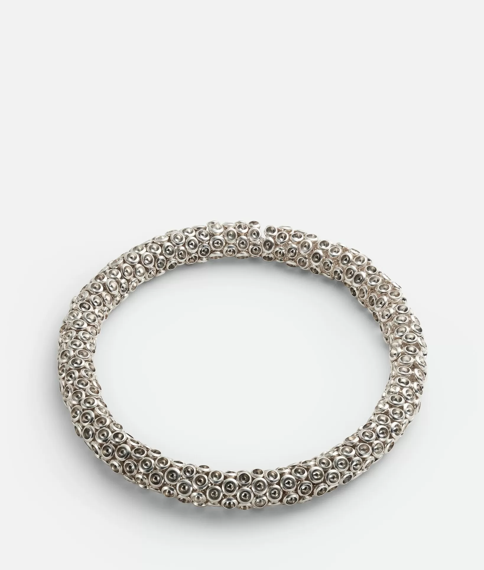 Necklaces>Bottega Veneta Concave Necklace Silver