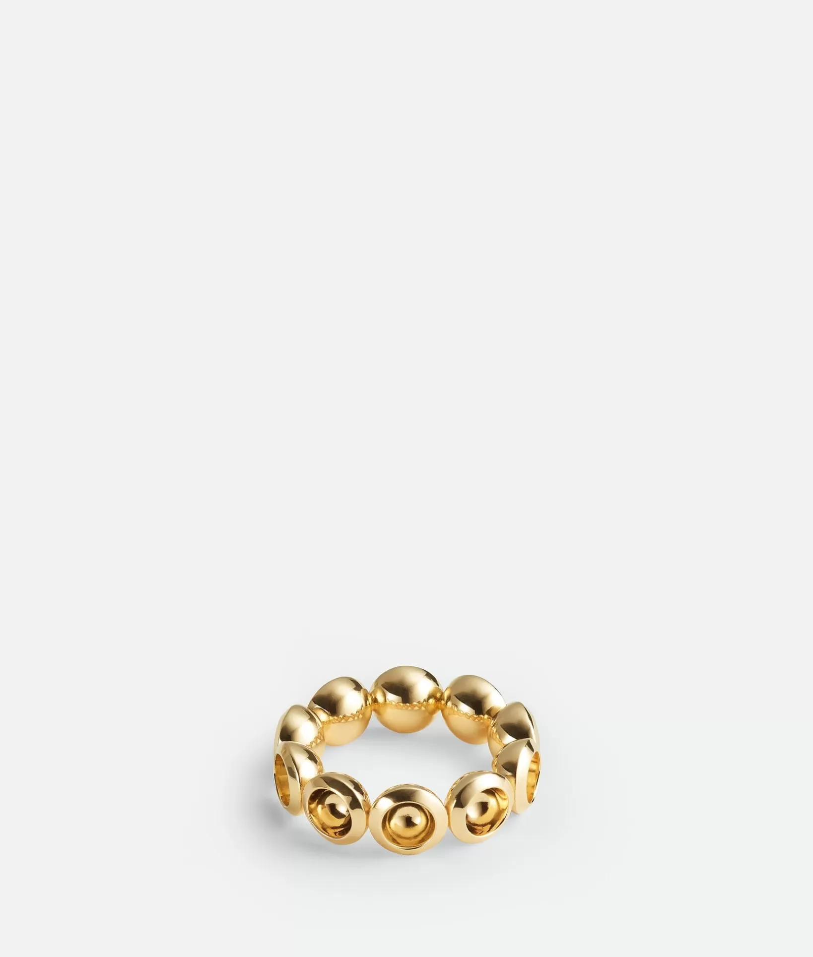 Rings>Bottega Veneta Concave Ring Yellow gold