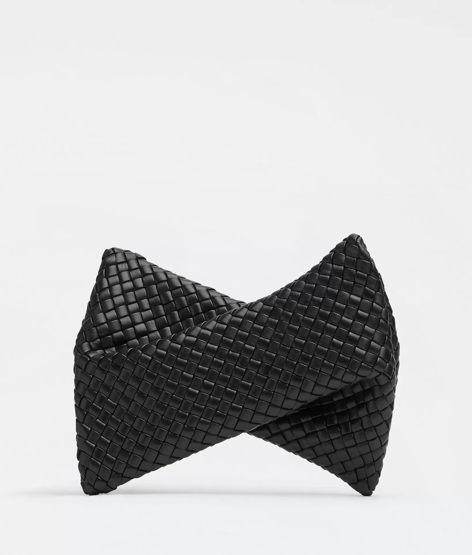 Bottega Series>Bottega Veneta Crisscross Black