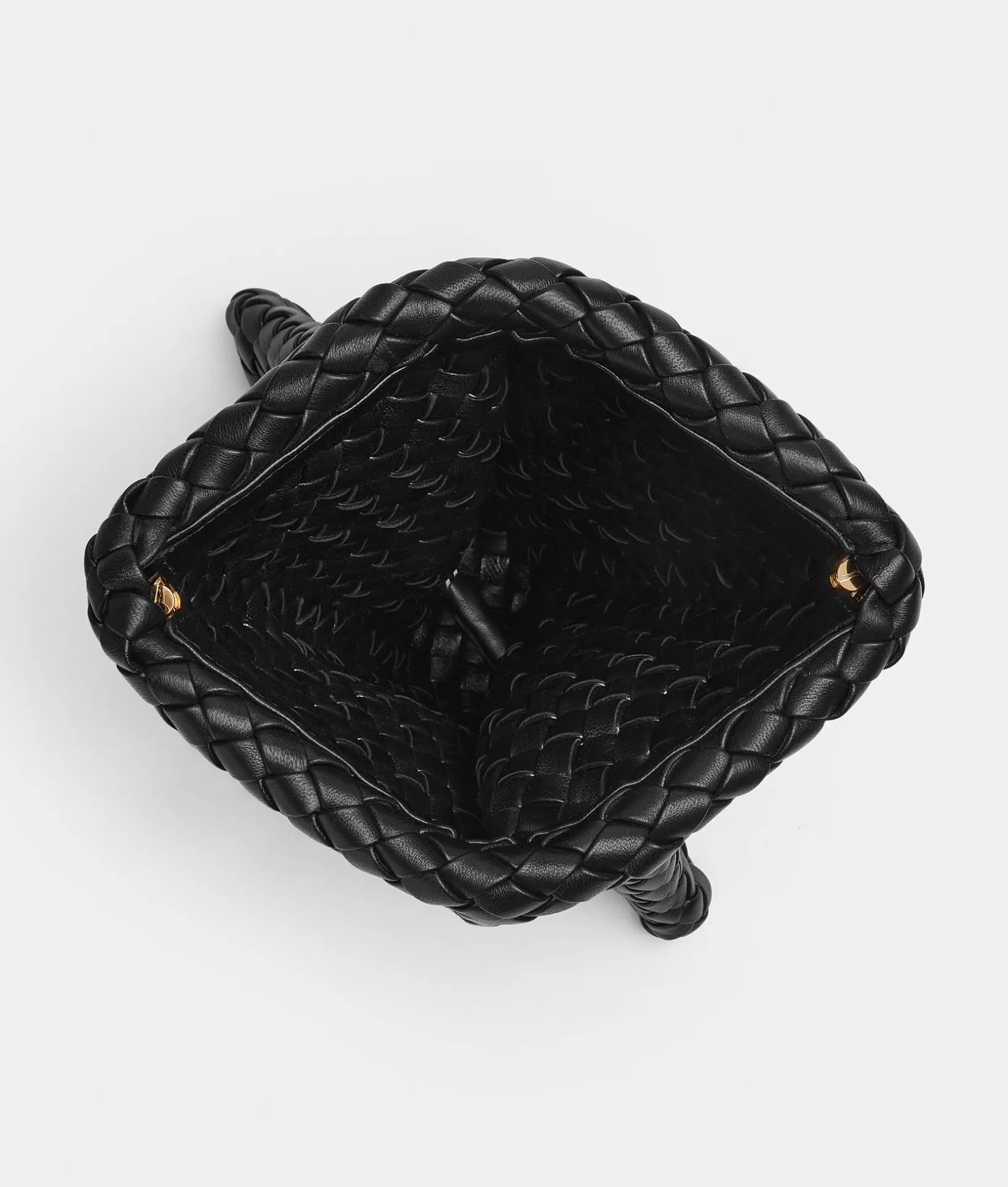 Bottega Series>Bottega Veneta Crisscross Black