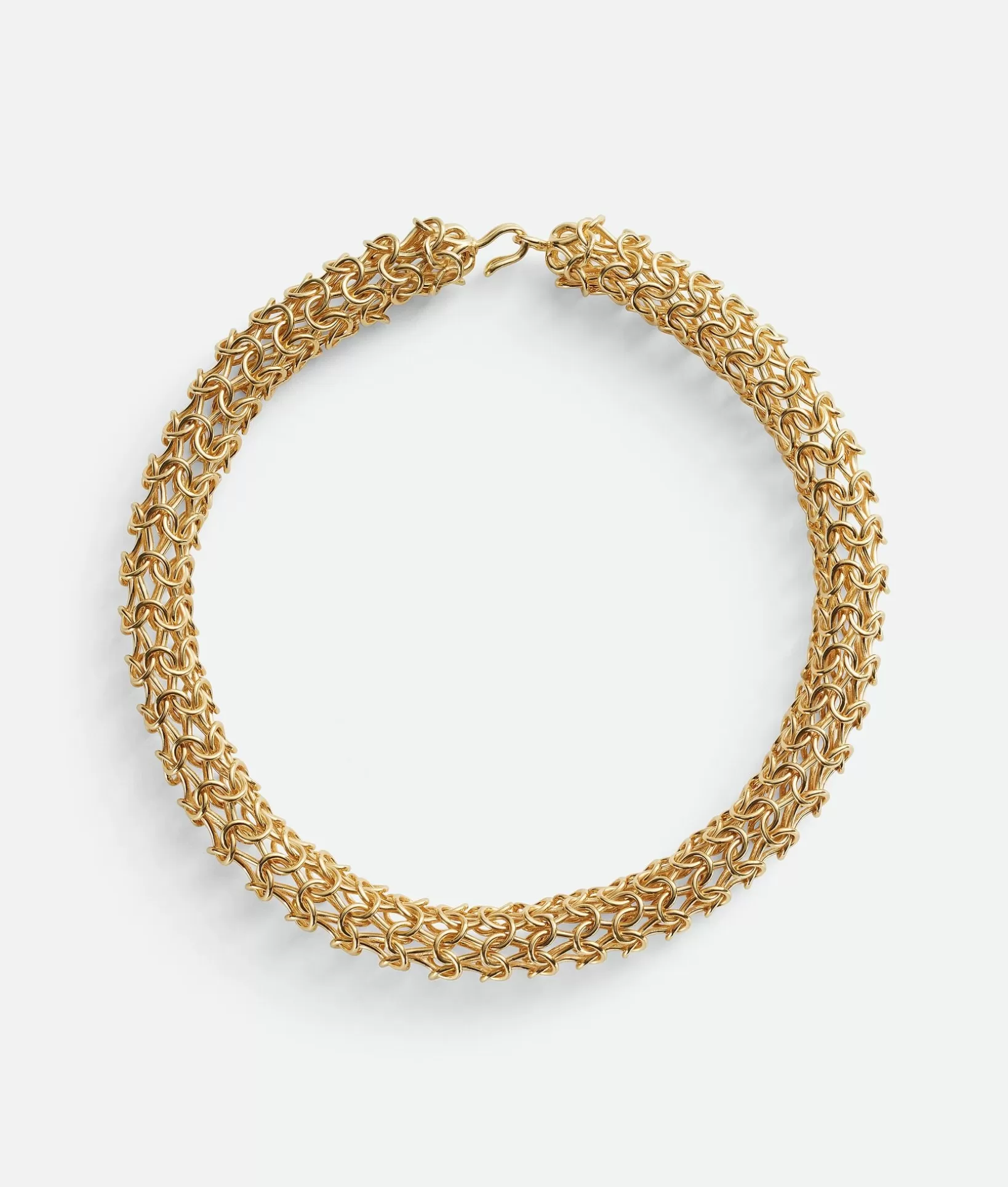 Necklaces>Bottega Veneta Crochet Necklace Yellow gold