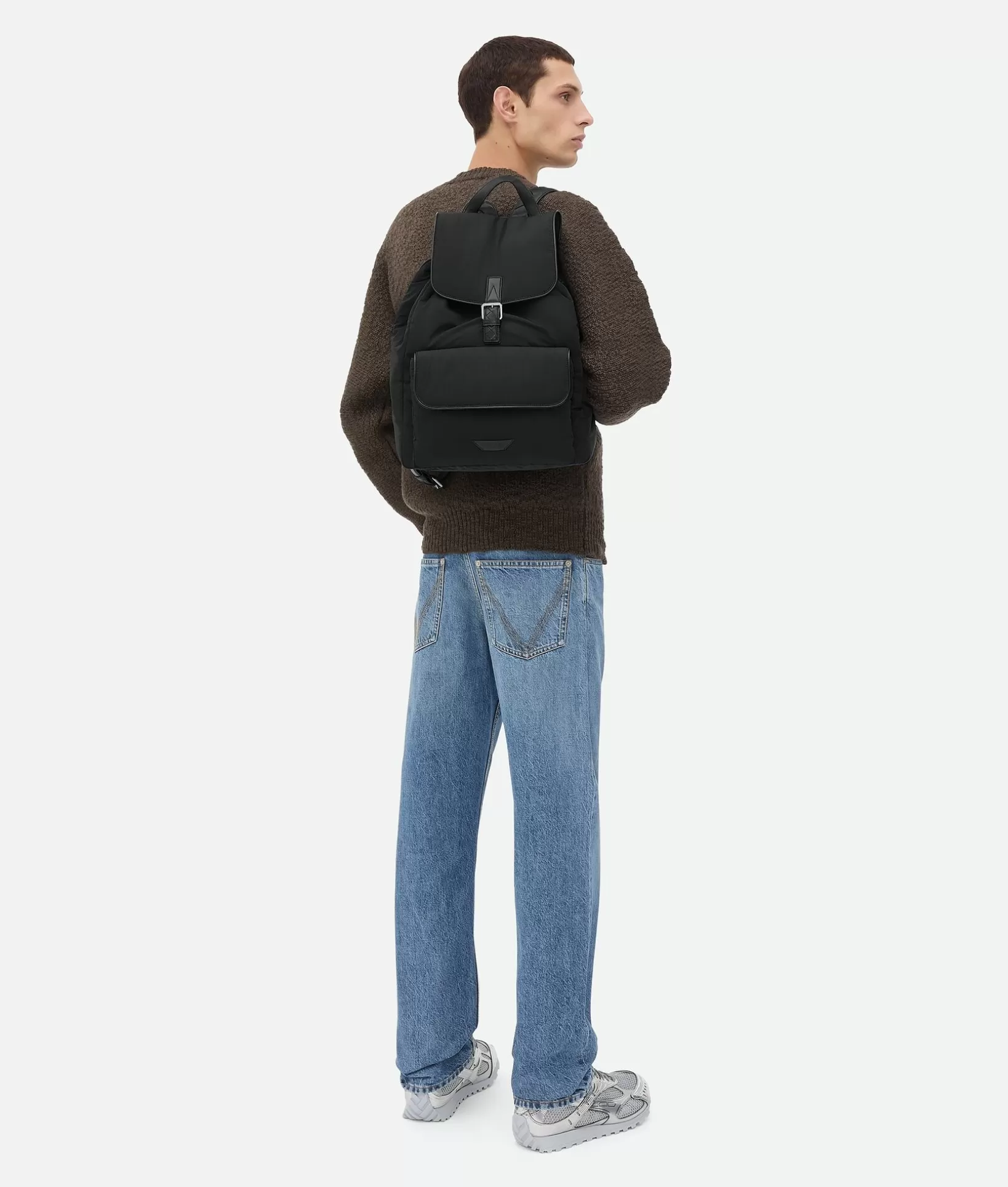 Backpack>Bottega Veneta Crossroad Backpack Black