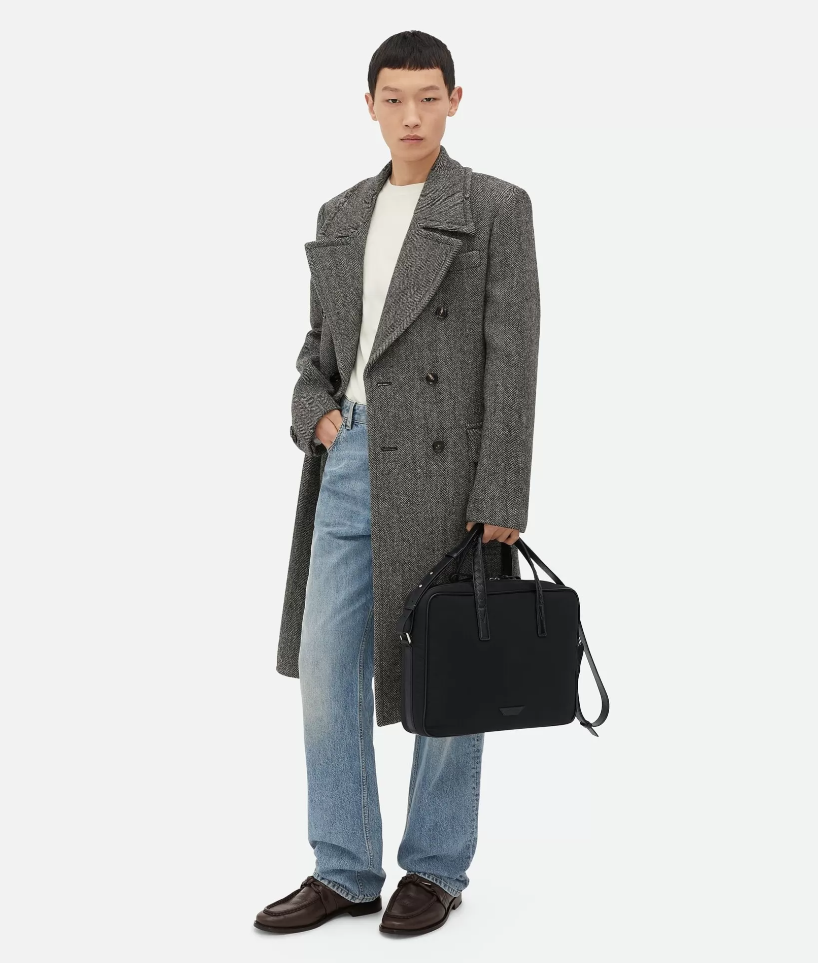 Briefcase>Bottega Veneta Crossroad Briefcase Black