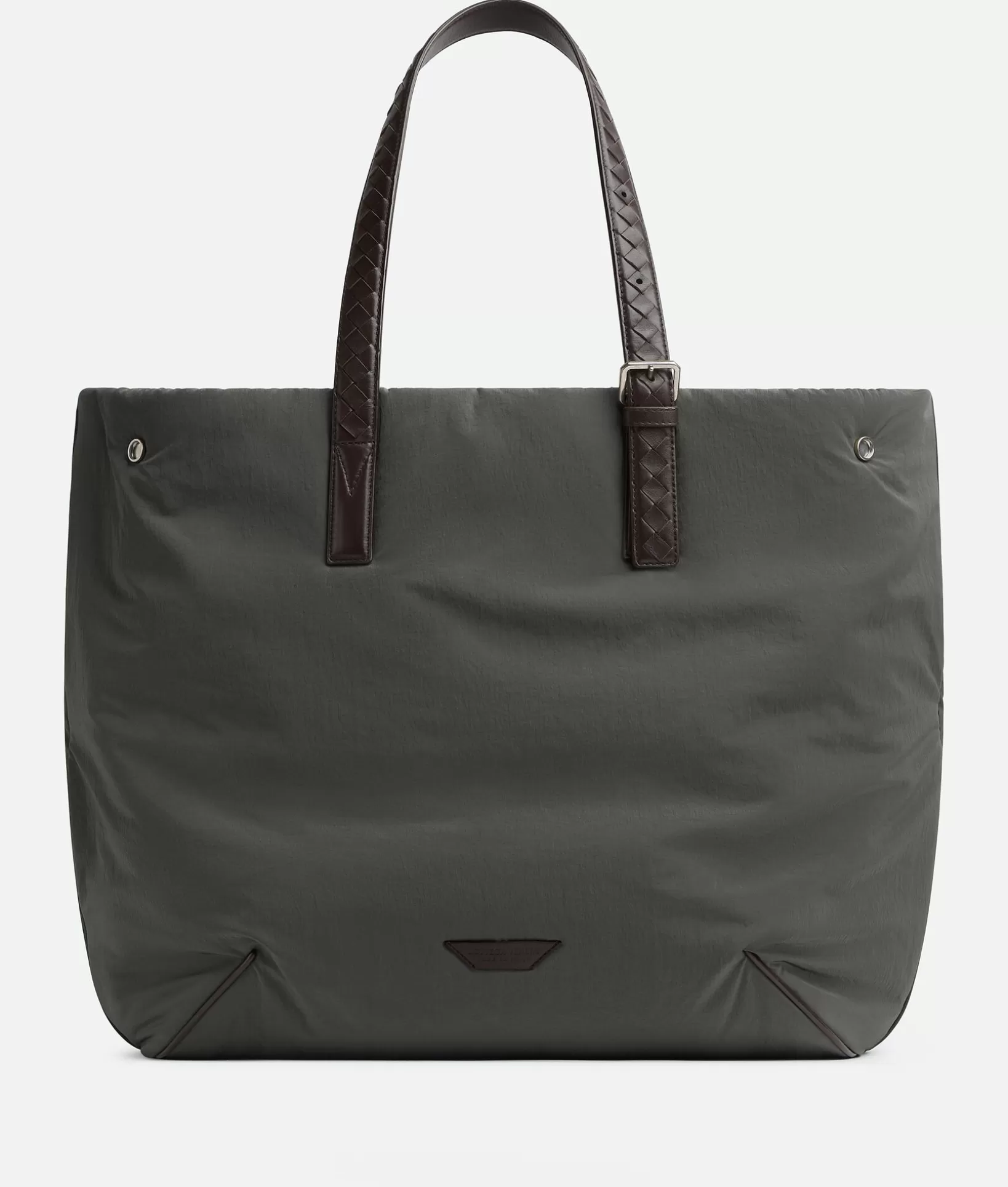 Shopper>Bottega Veneta Crossroad Buckle Tote Light graphite