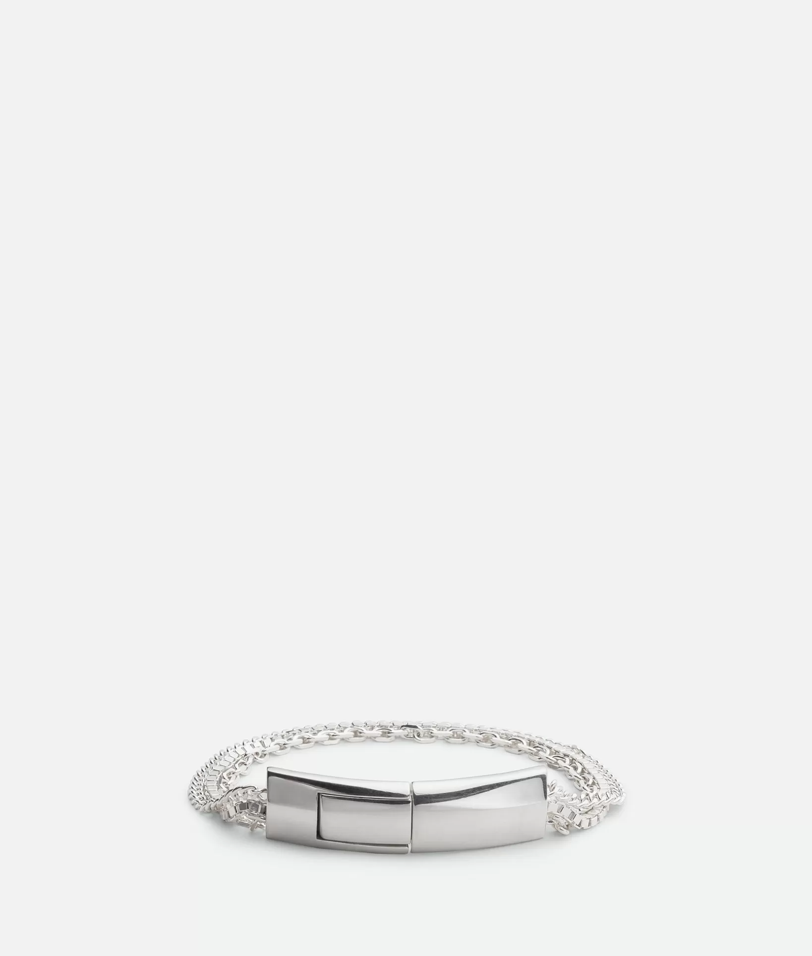 Bracelets | Bracelets>Bottega Veneta Detail Chain Bracelet Silver