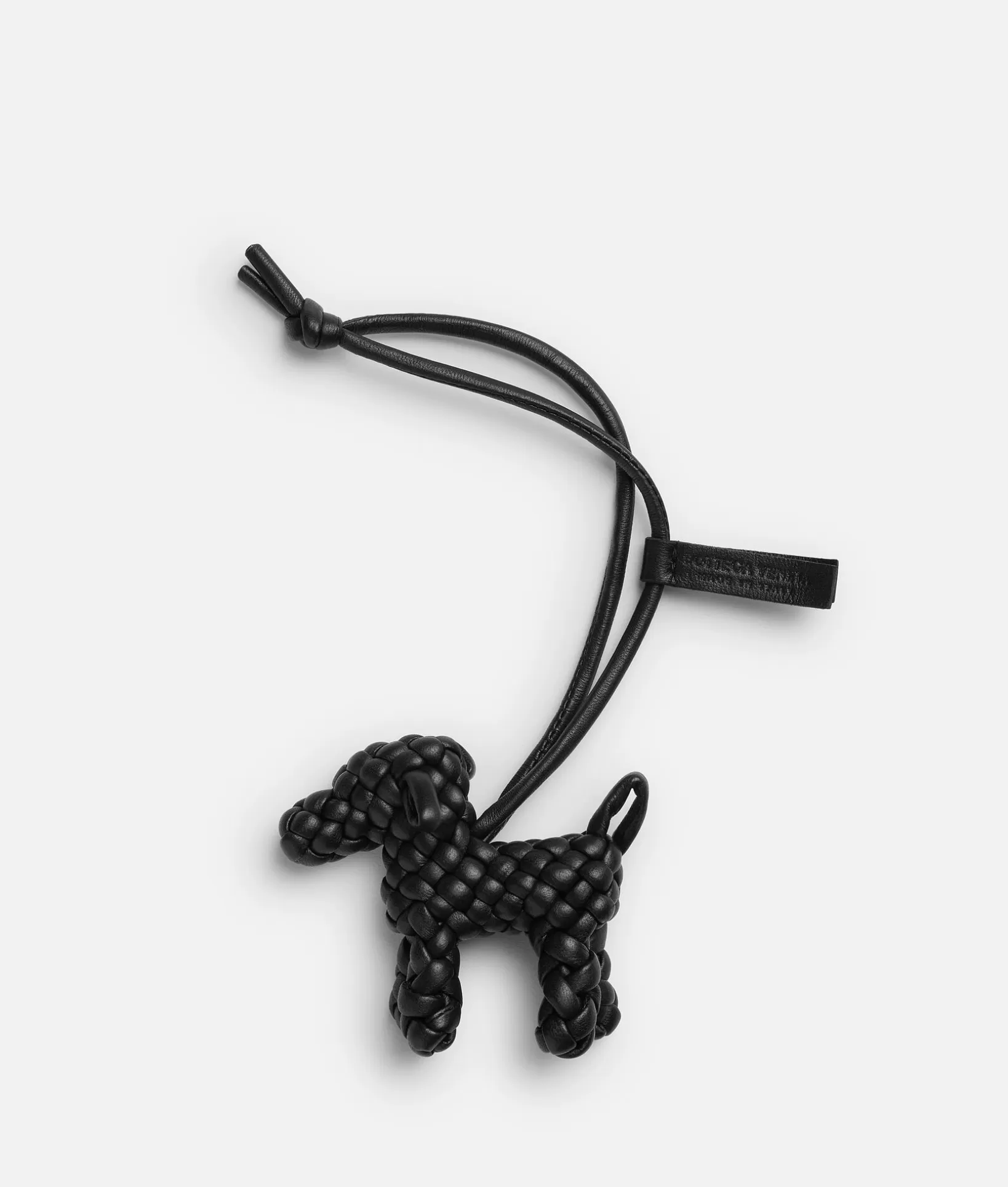 Key Rings>Bottega Veneta Dog Charm Black