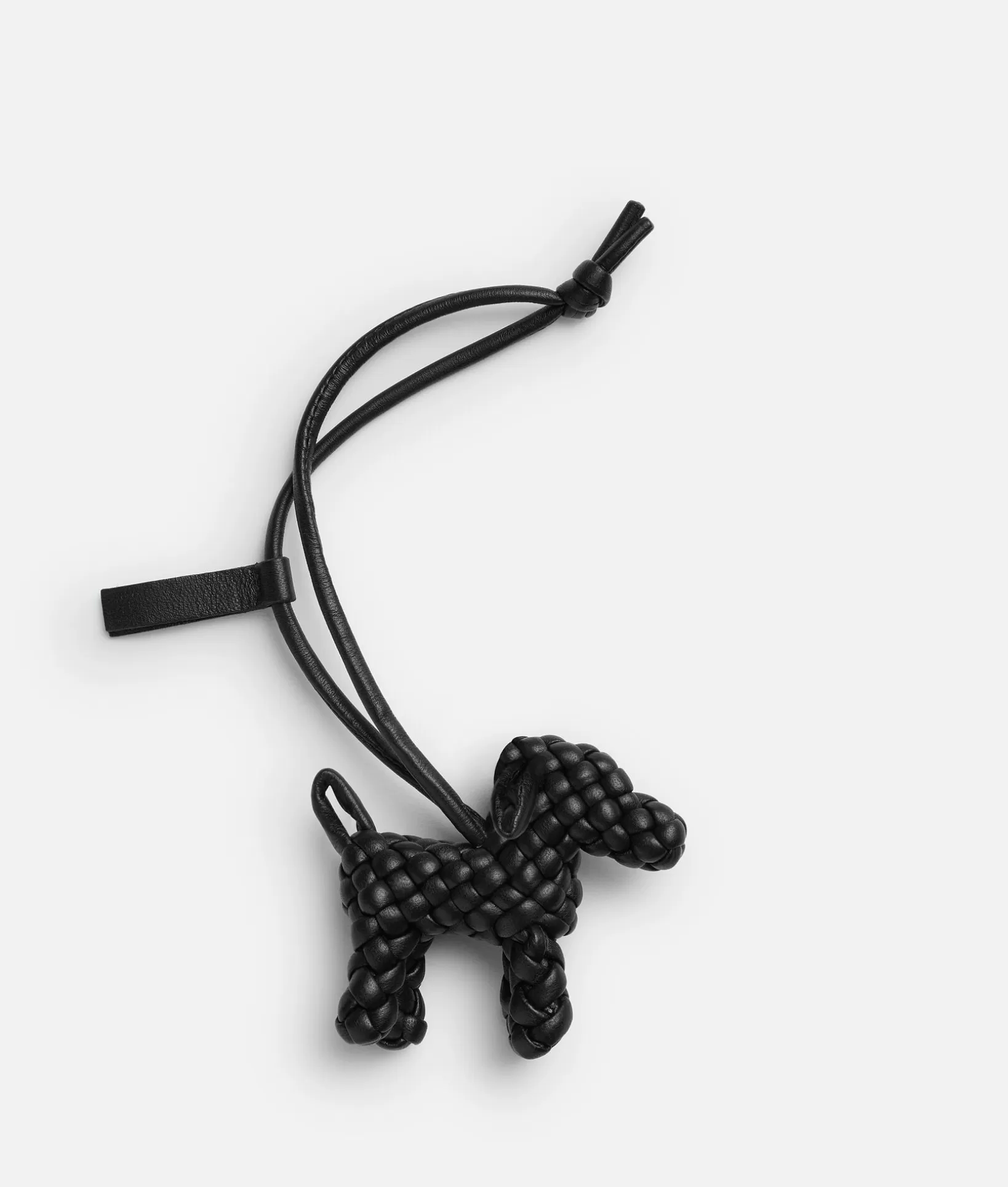 Key Rings>Bottega Veneta Dog Charm Black