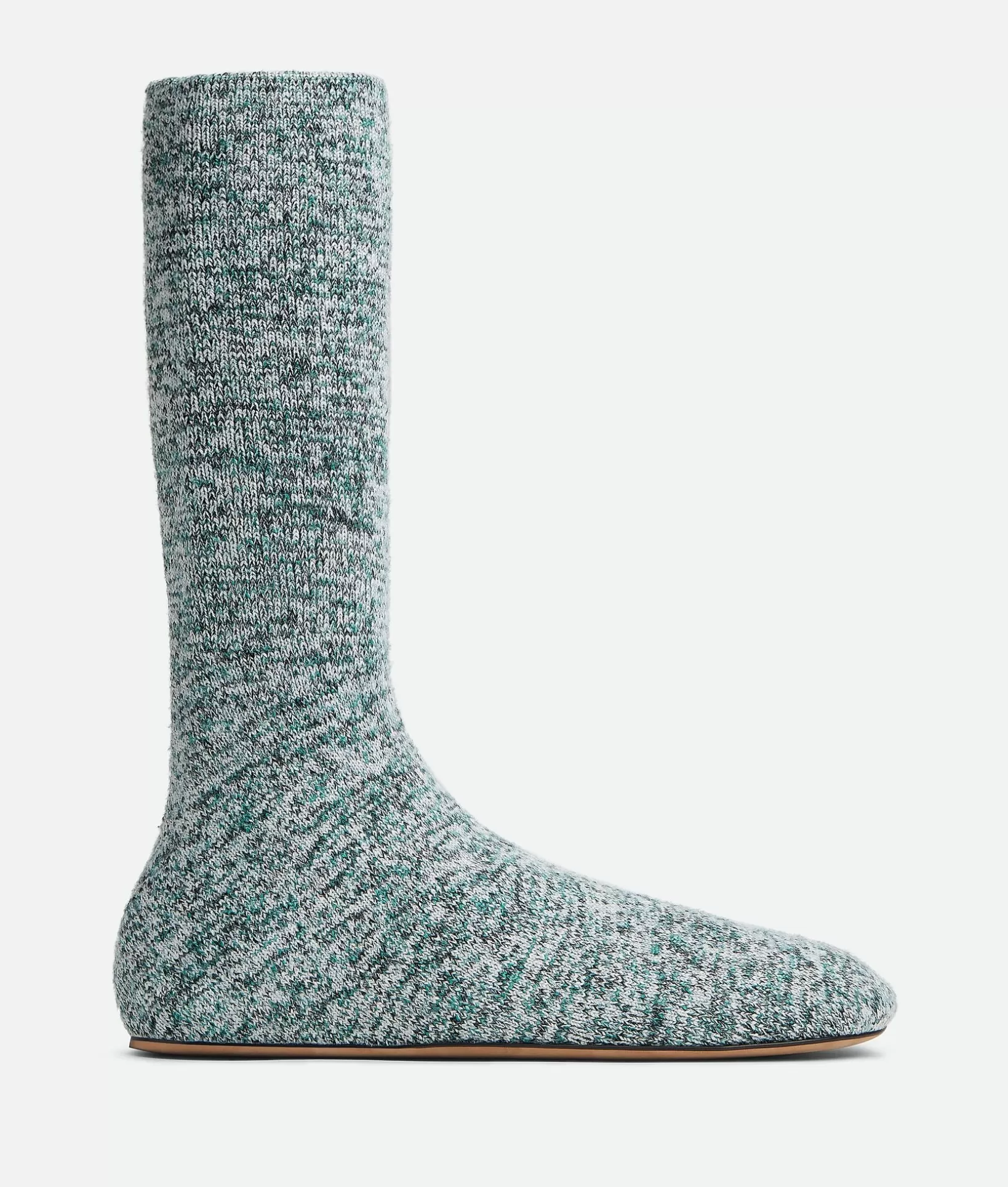 Boots>Bottega Veneta Domenica Boot White/black/emerald green