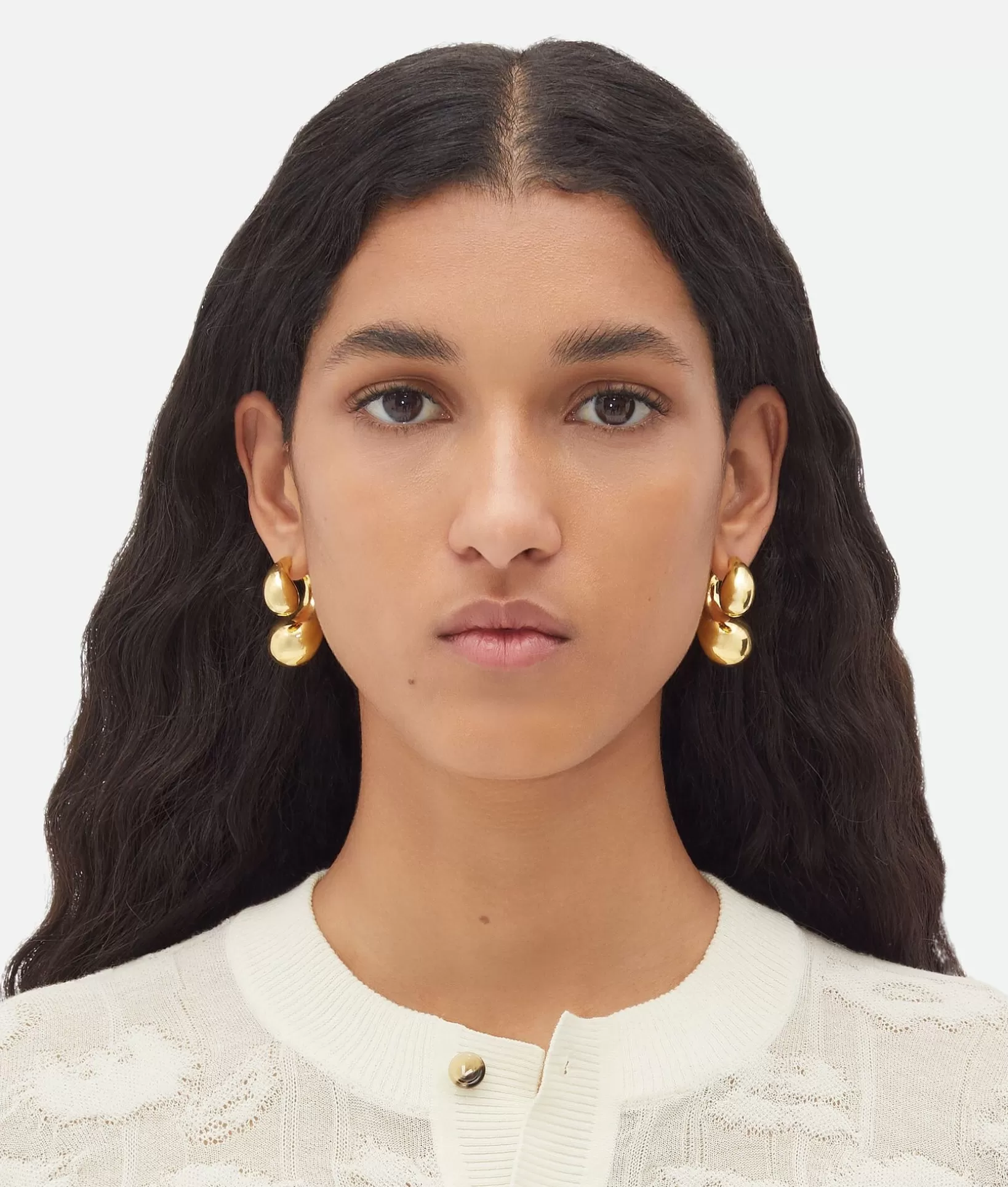 Earrings>Bottega Veneta Drop Earrings Yellow gold