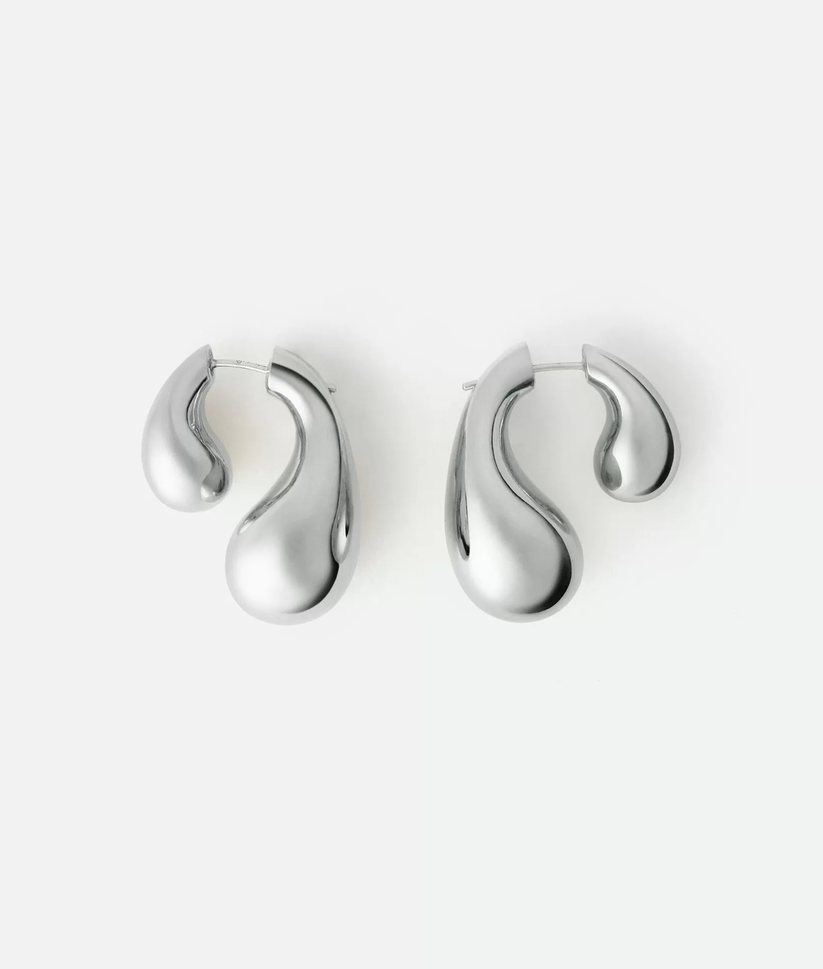 Earrings>Bottega Veneta Drop Earrings Silver