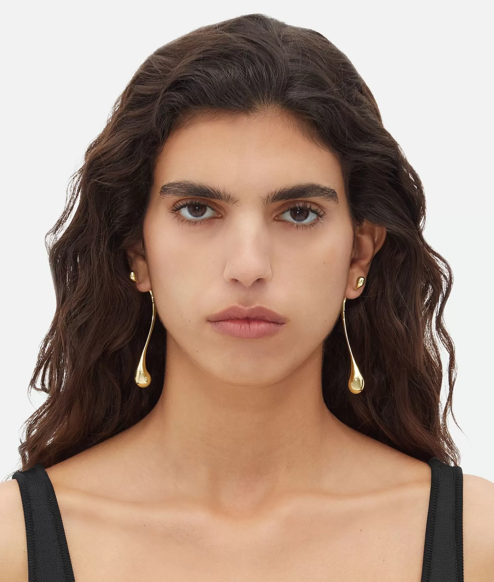 Earrings>Bottega Veneta Drop Earrings Yellow gold