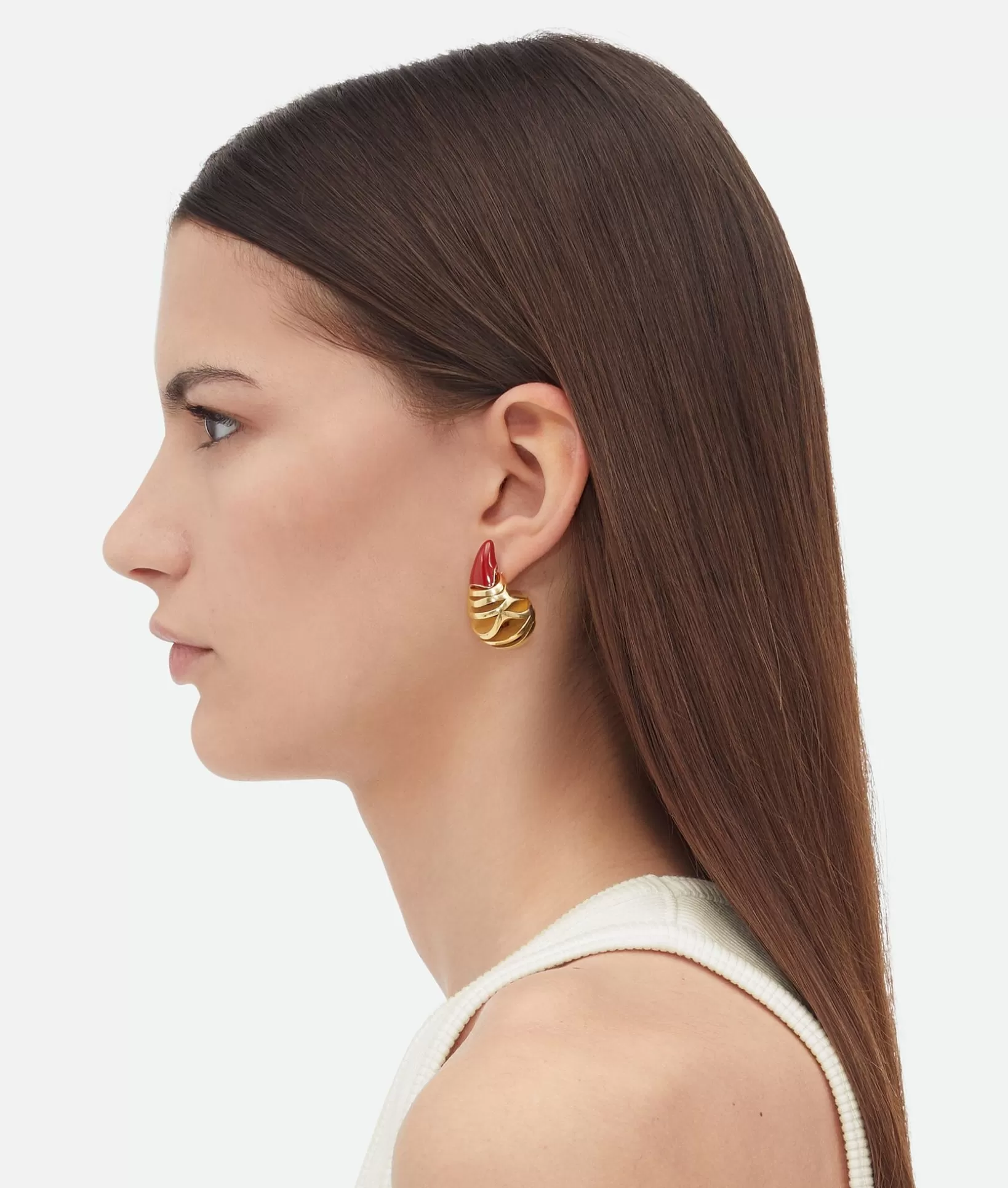 Earrings>Bottega Veneta Drop Earrings Syrup