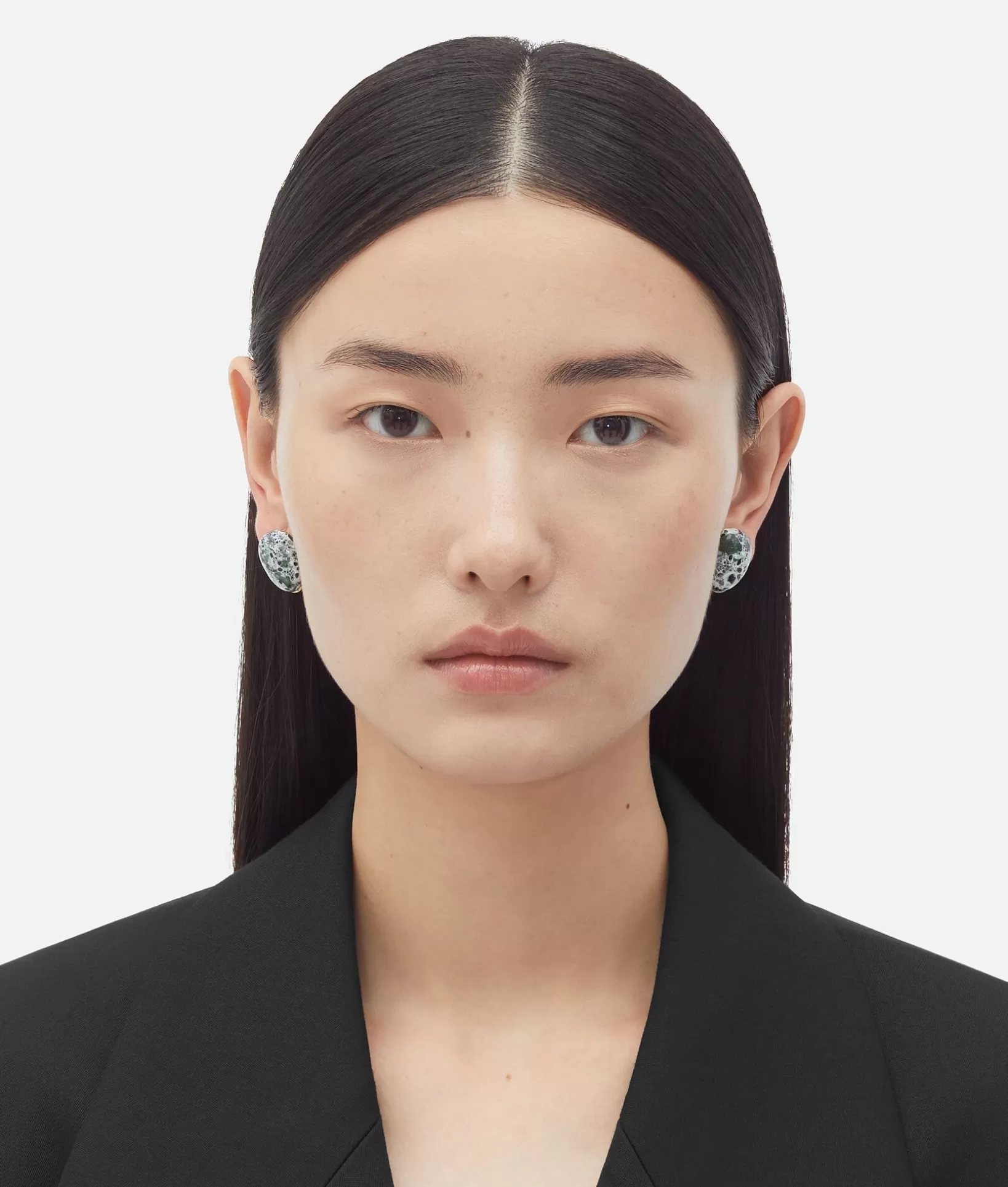 Earrings>Bottega Veneta Drop Earrings Black/white/rain tree