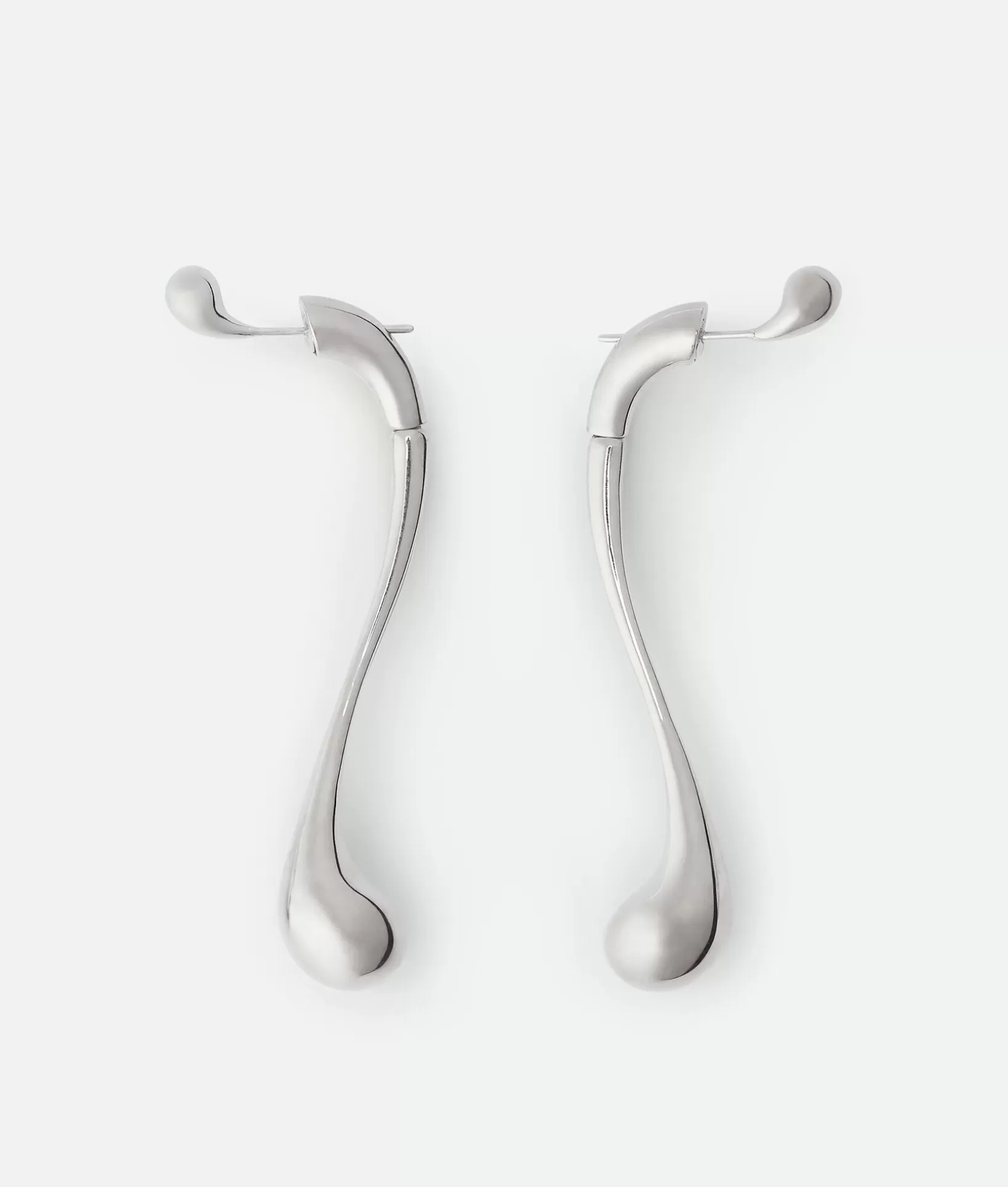 Earrings>Bottega Veneta Drop Earrings Silver