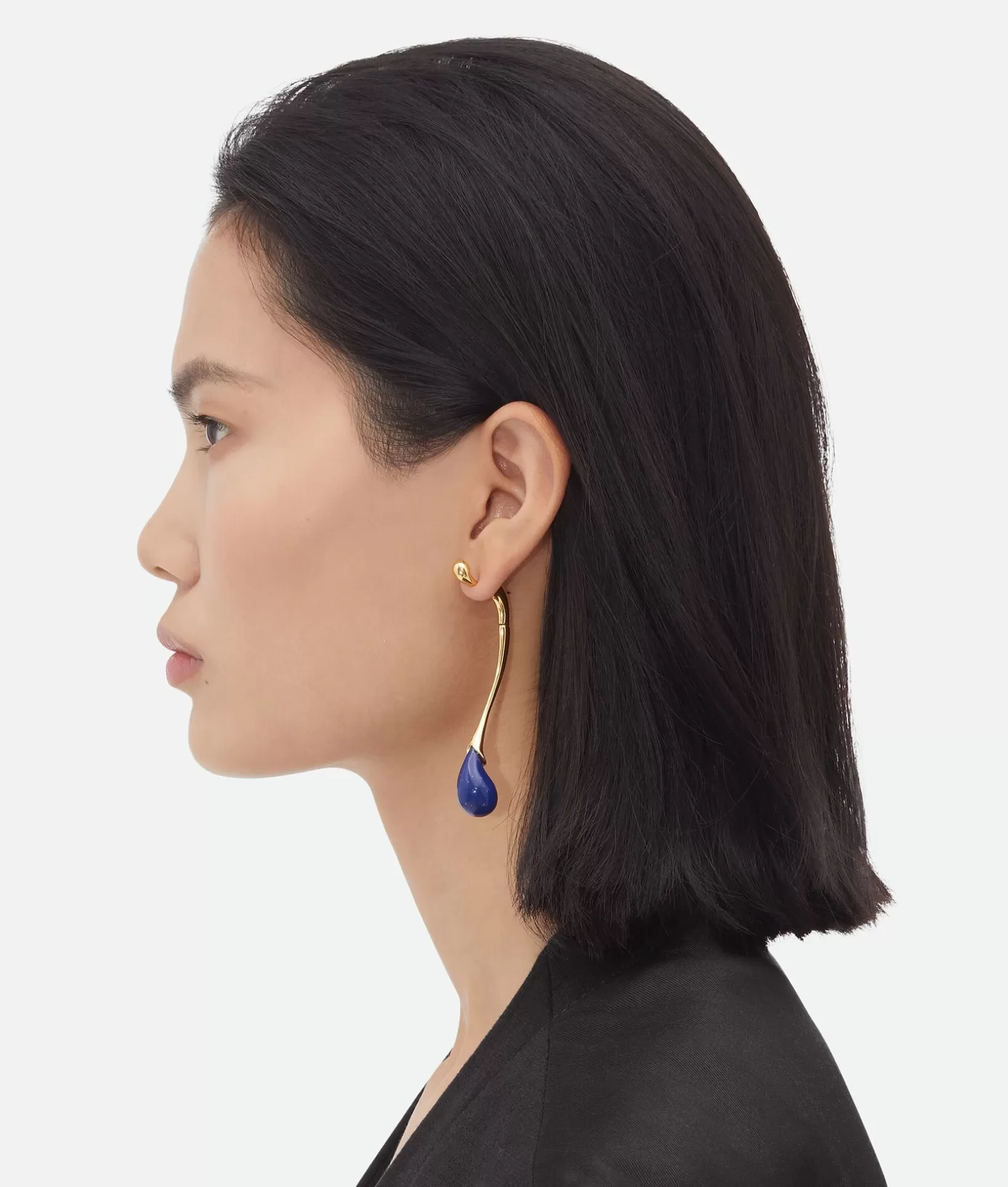 Earrings>Bottega Veneta Drop Earrings With Stone Lapis