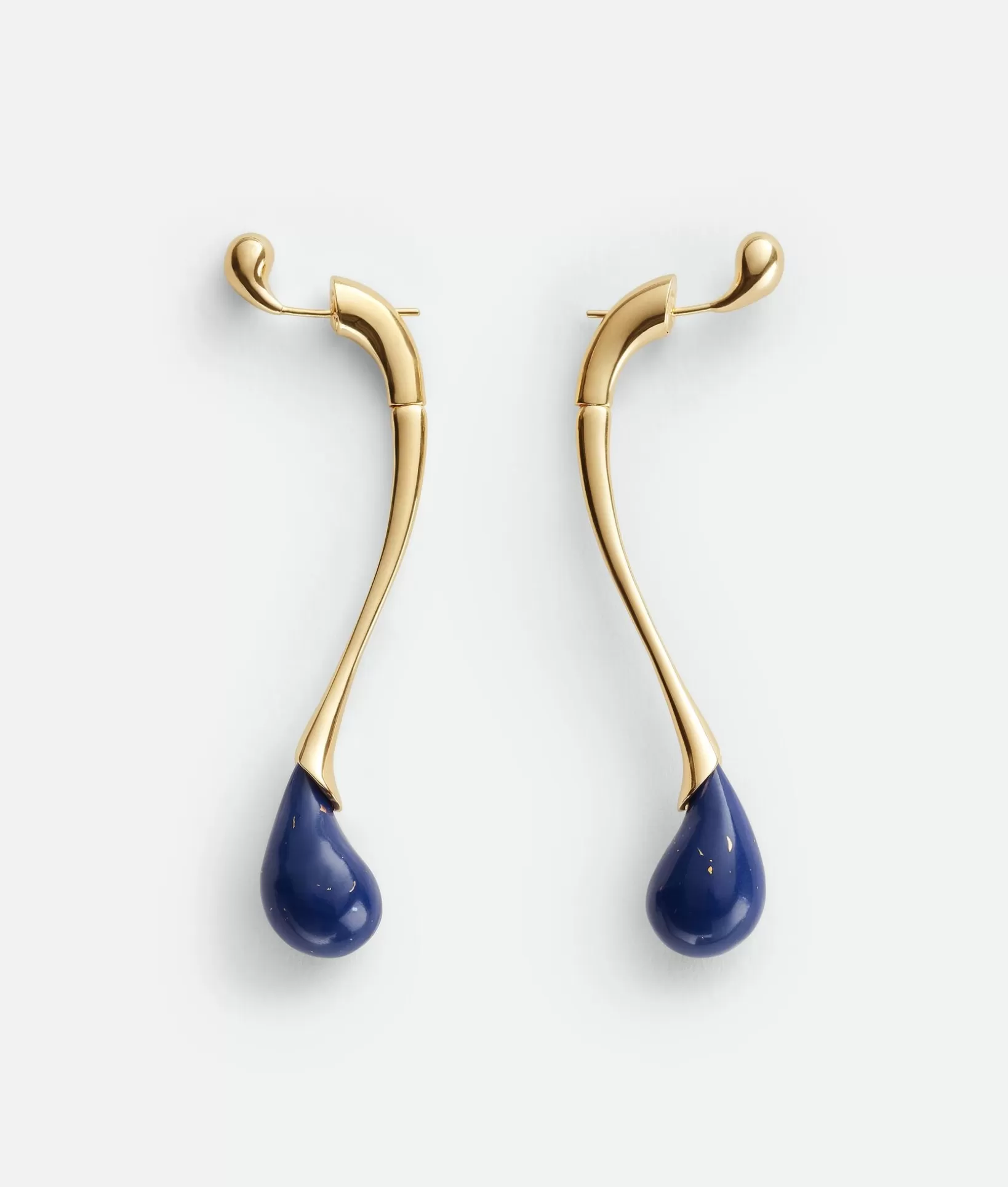 Earrings>Bottega Veneta Drop Earrings With Stone Lapis