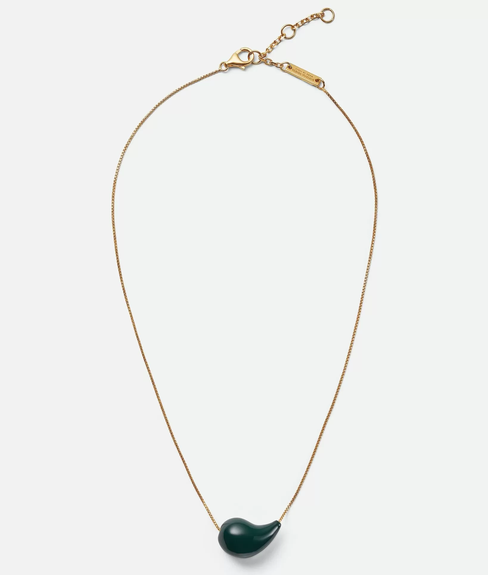 Necklaces>Bottega Veneta Drop Necklace Dark green