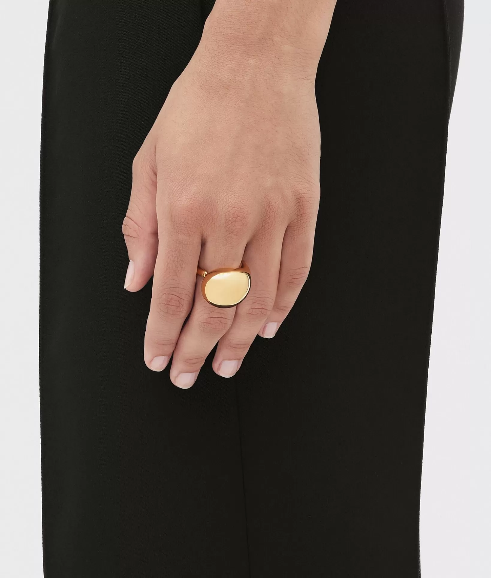 Rings>Bottega Veneta Drop Ring Yellow gold