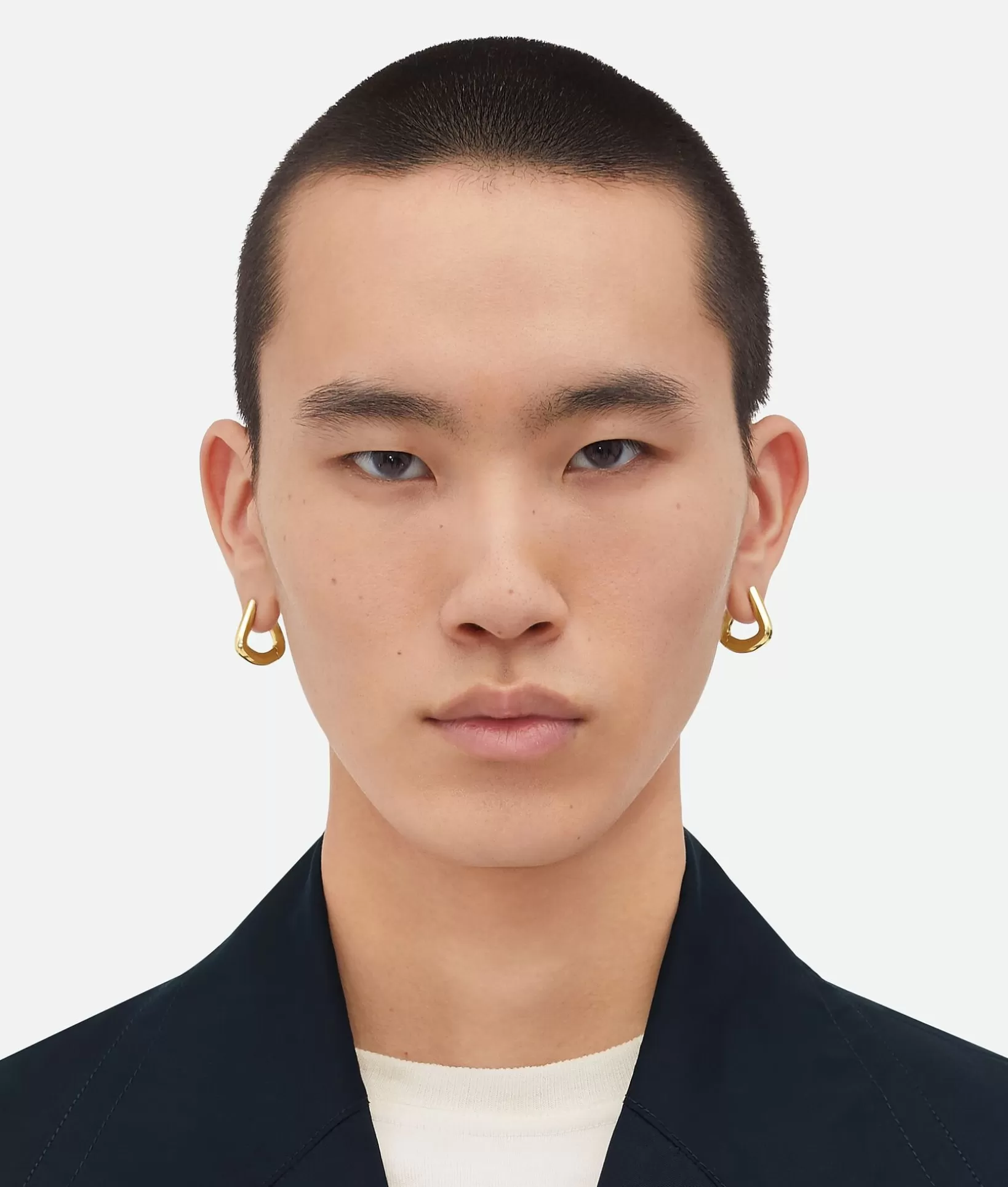 Earrings>Bottega Veneta Fin Earrings Yellow gold