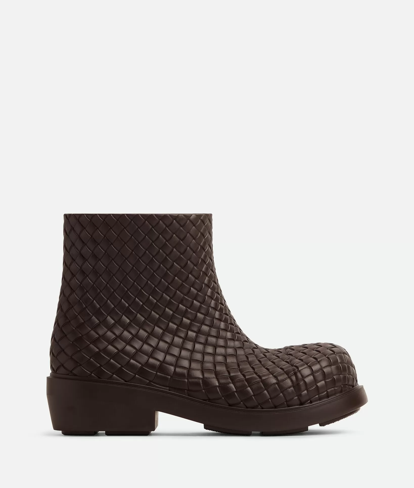 Boots>Bottega Veneta Fireman Ankle Boot Fondant