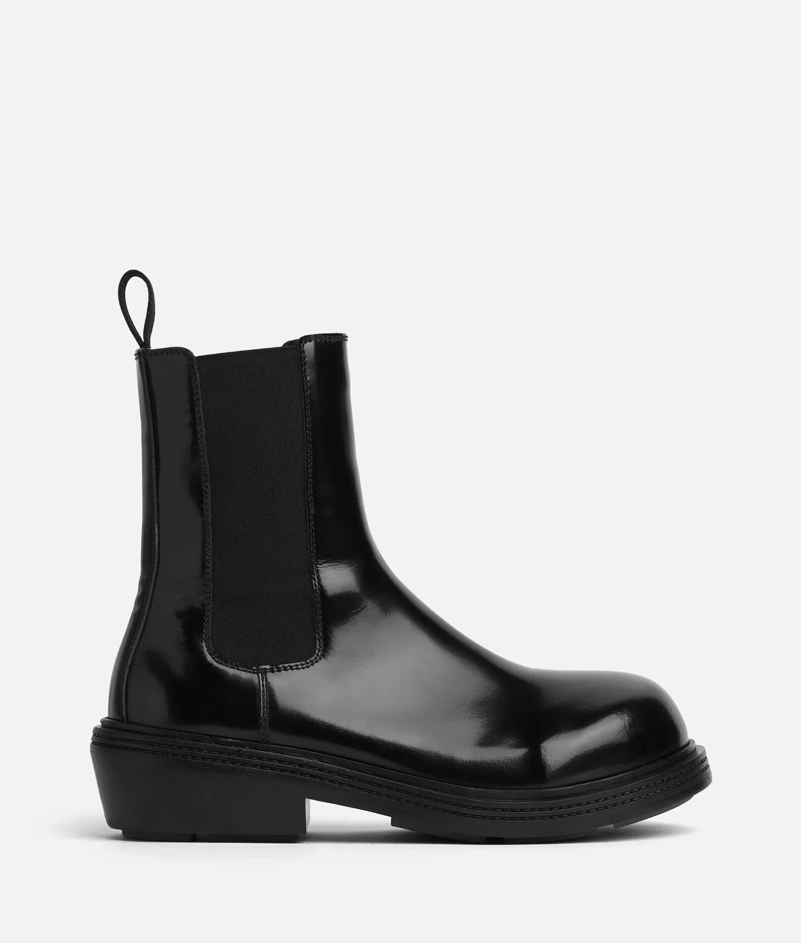 Boots>Bottega Veneta Fireman Chelsea Ankle Boot Black