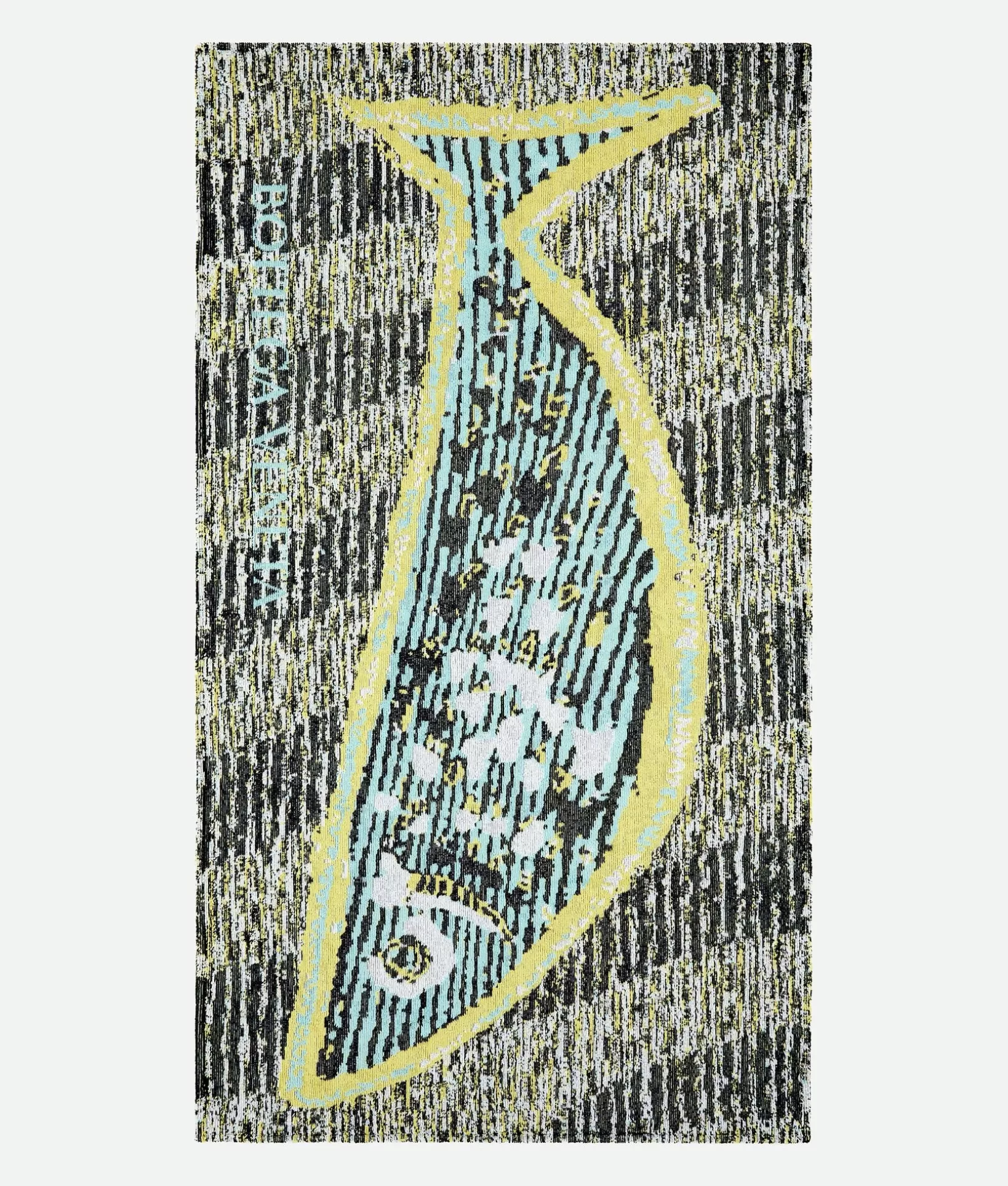 Bathrobes And Towels | Bathrobes And Towels>Bottega Veneta Fish Jacquard Beach Towel Blue/yellow