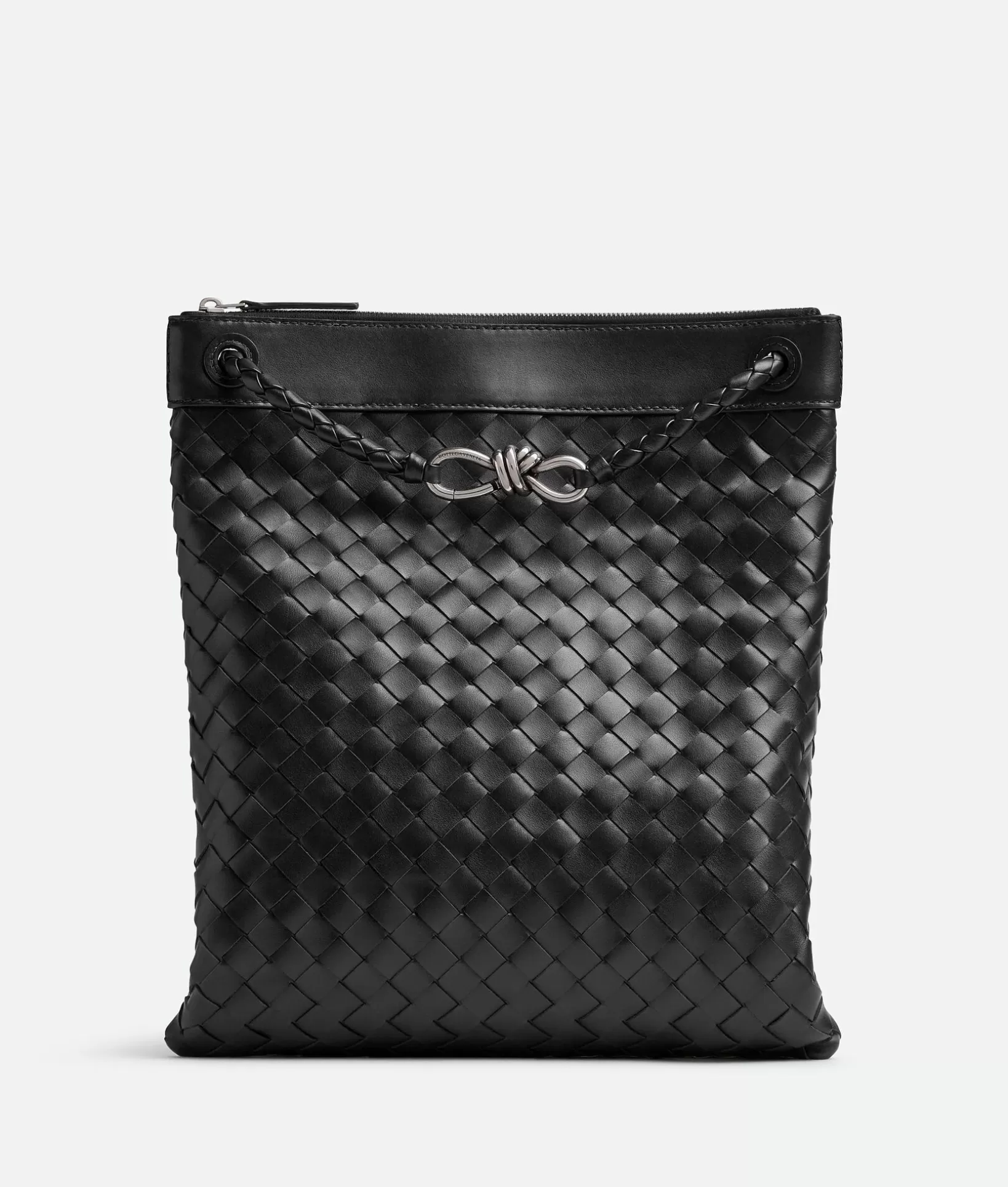 Shopper | Crossbody>Bottega Veneta Flat Andiamo Messenger Black