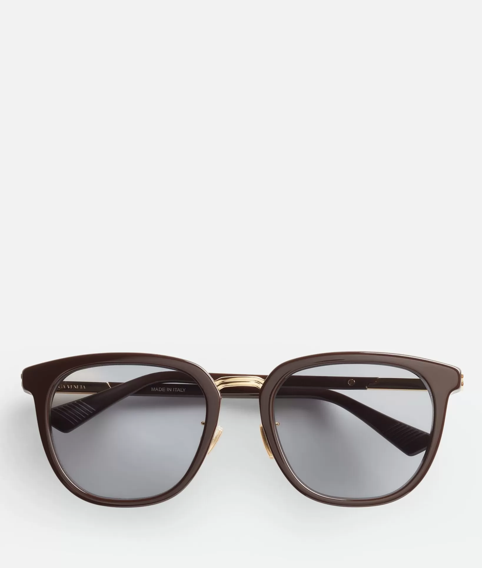 Sunglasses | Sunglasses>Bottega Veneta Forte Square Sunglasses Brown/blue