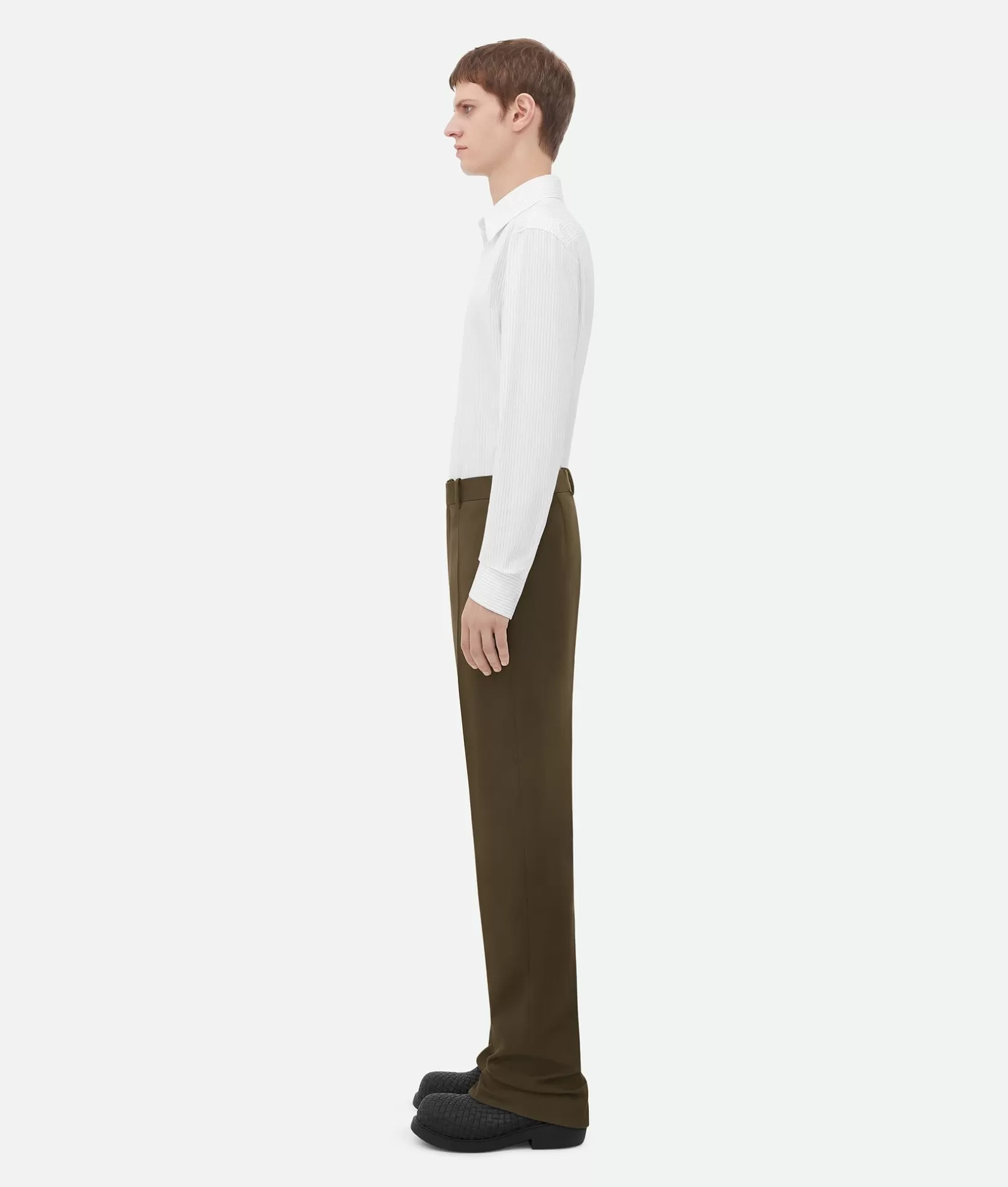 Trousers And Shorts>Bottega Veneta Grain De Poudre Trousers Liana