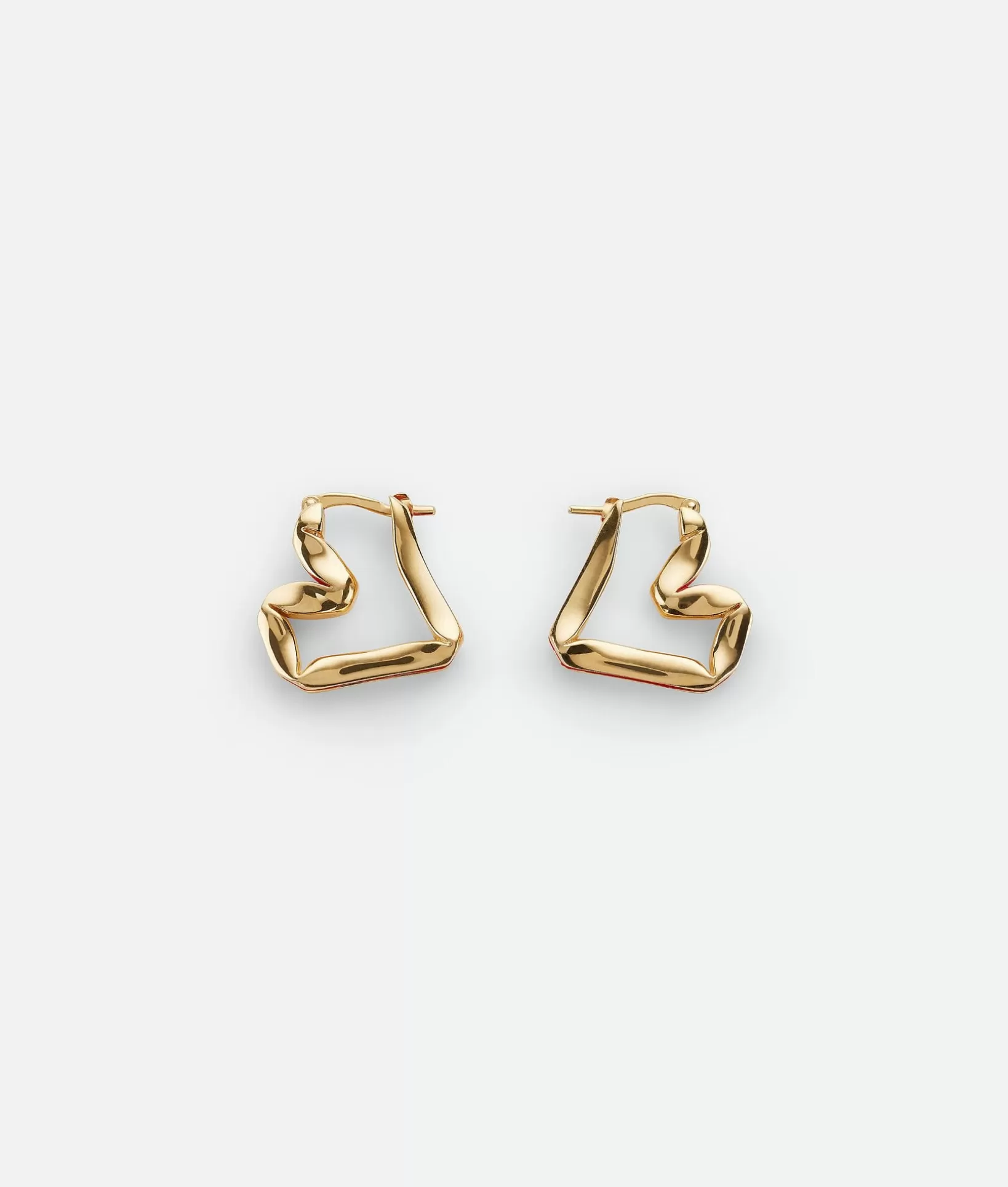 Earrings>Bottega Veneta H Beam Earrings Chili