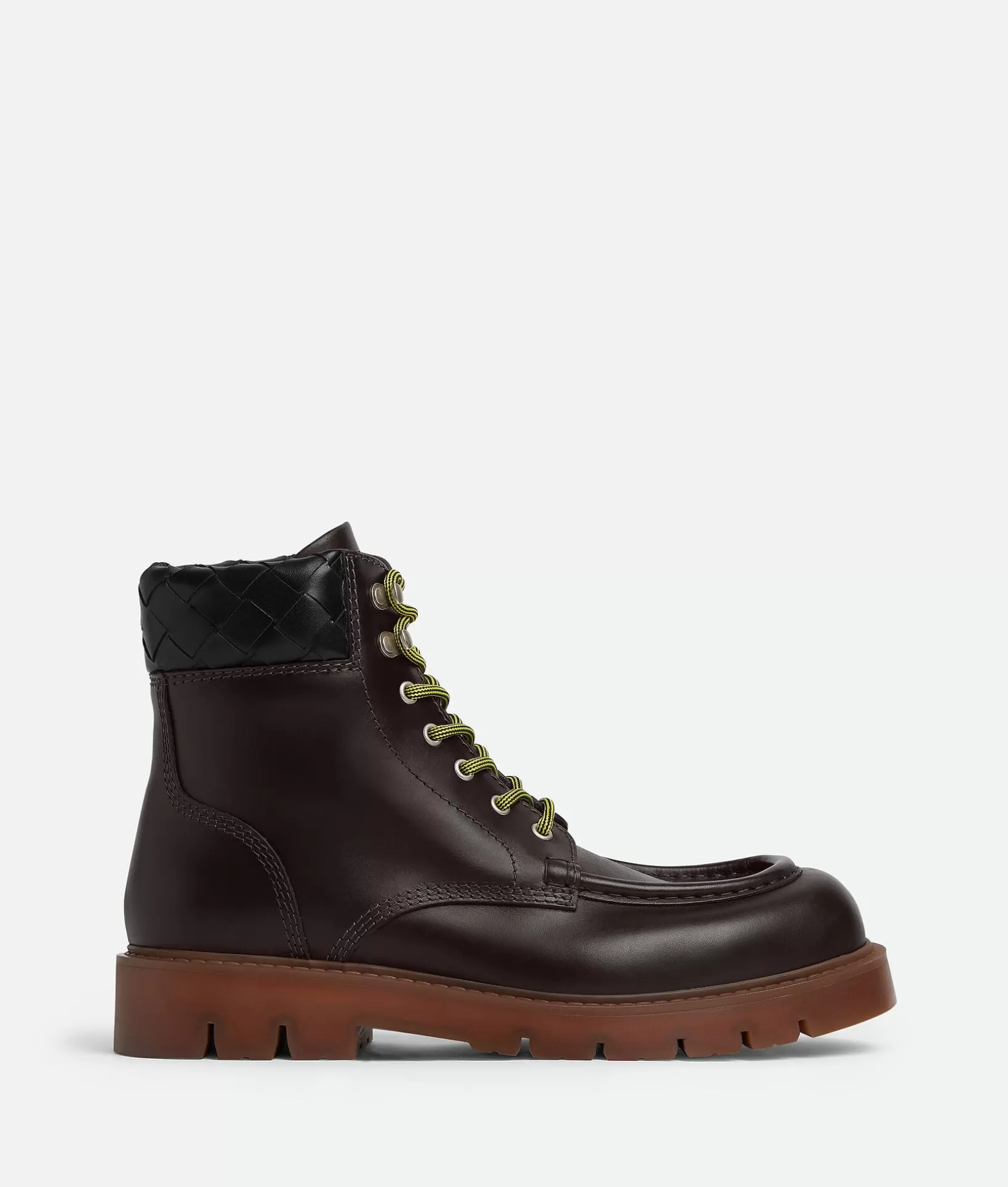 Boots>Bottega Veneta Haddock Lace-Up Ankle Boot Fondant / Rubber