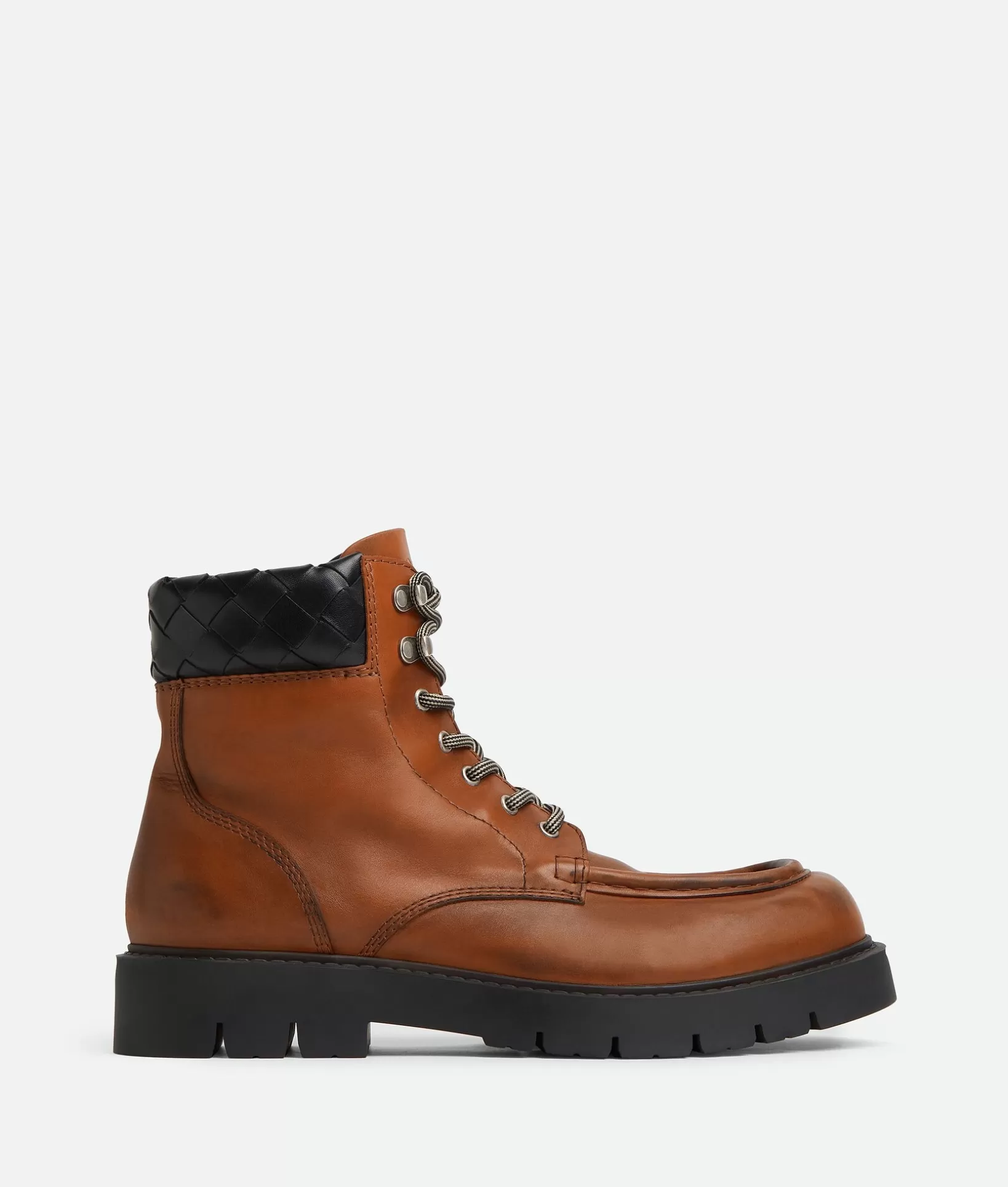 Boots>Bottega Veneta Haddock Lace-Up Ankle Boot Light wood