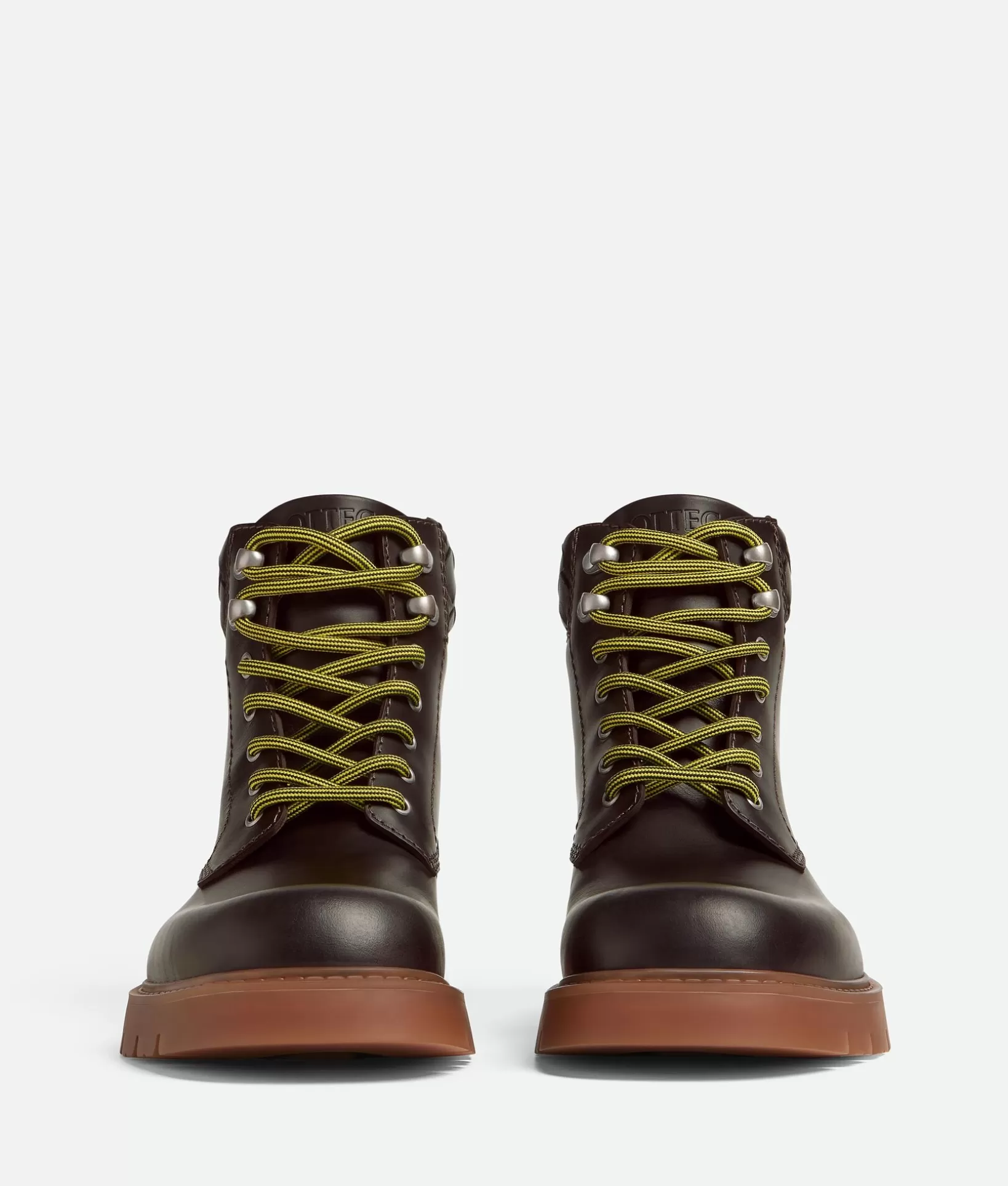 Boots>Bottega Veneta Haddock Lace-Up Ankle Boot Fondant / Rubber