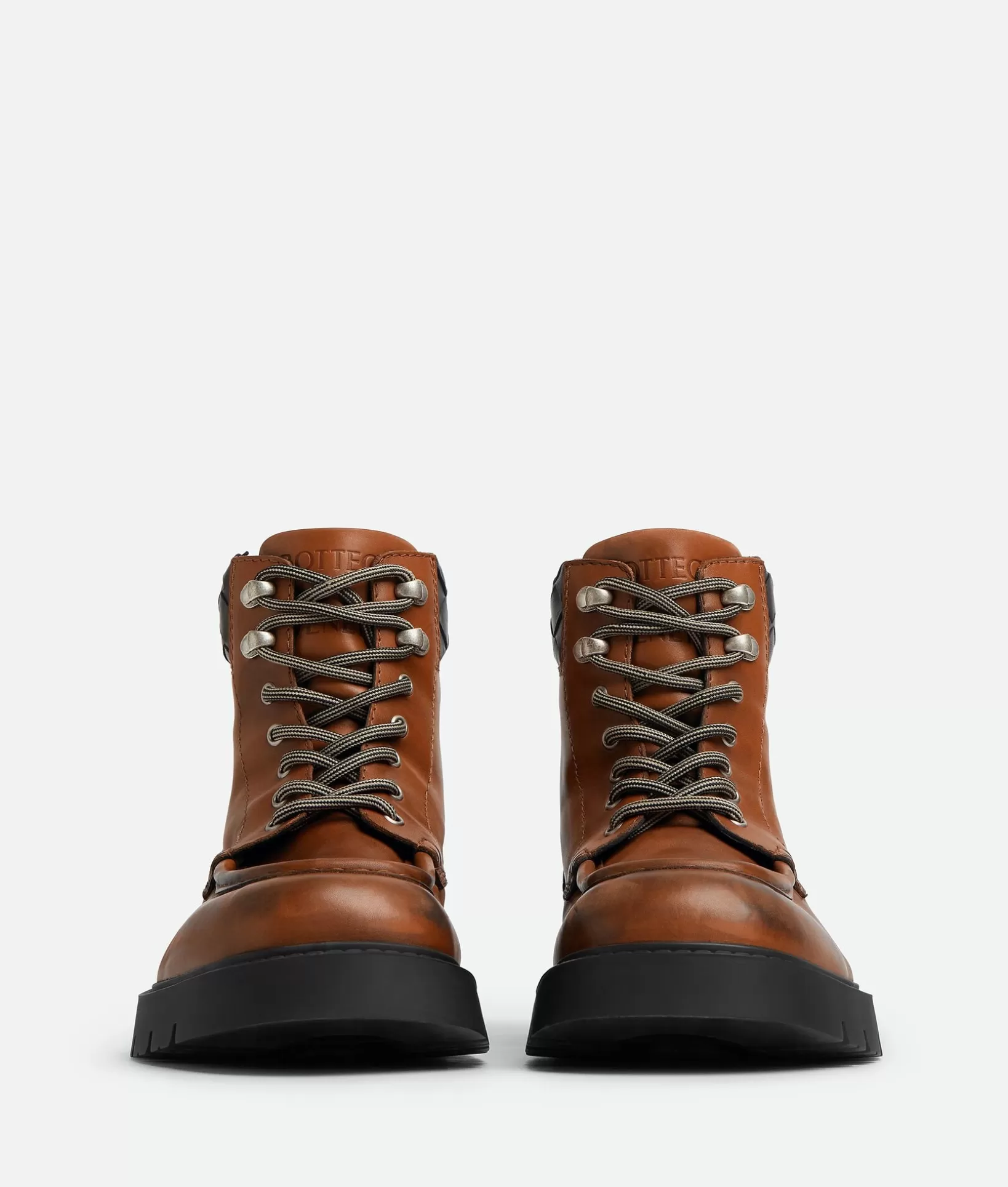 Boots>Bottega Veneta Haddock Lace-Up Ankle Boot Light wood