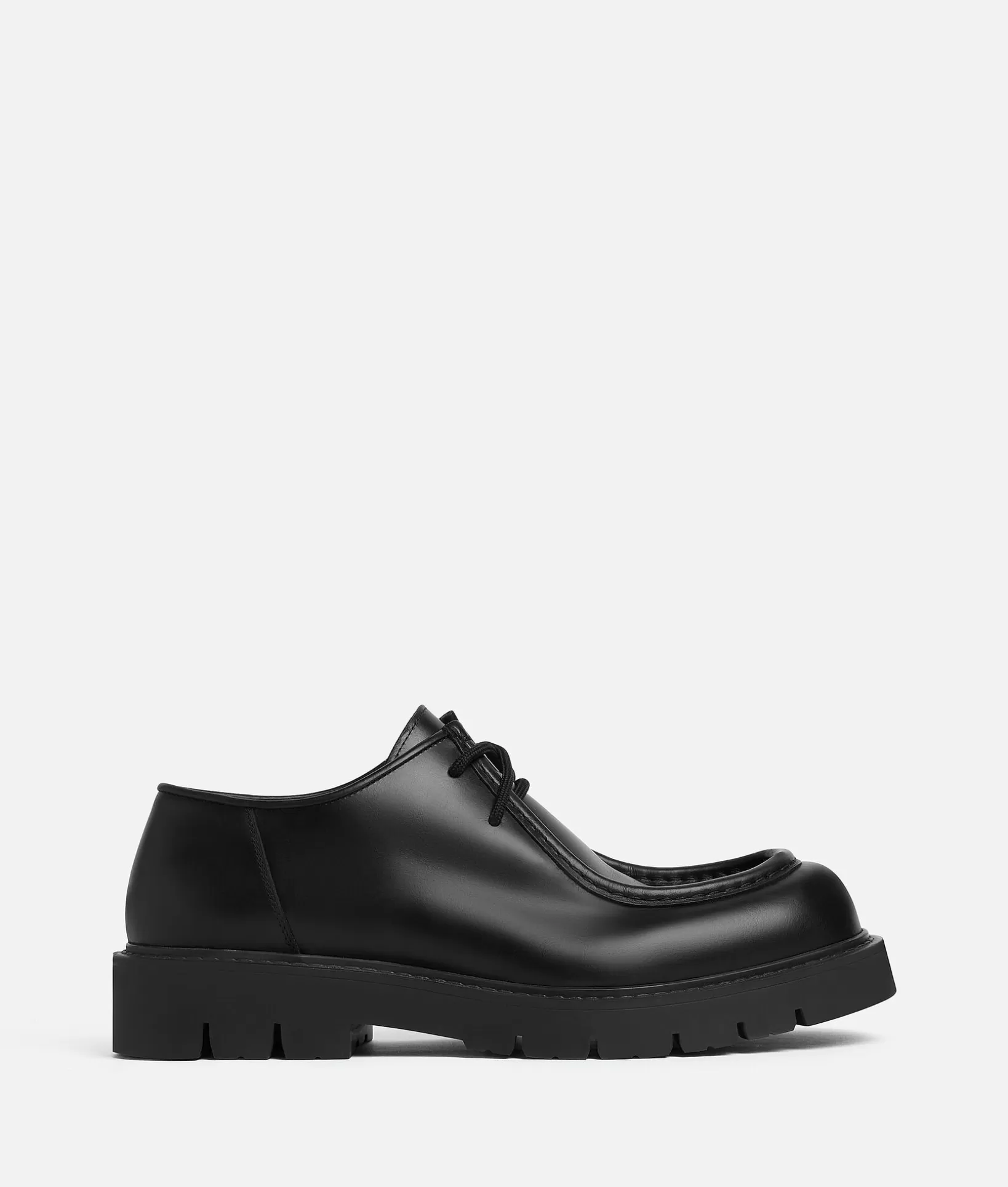 Lace-Ups>Bottega Veneta Haddock Lace-Up Shoe Black