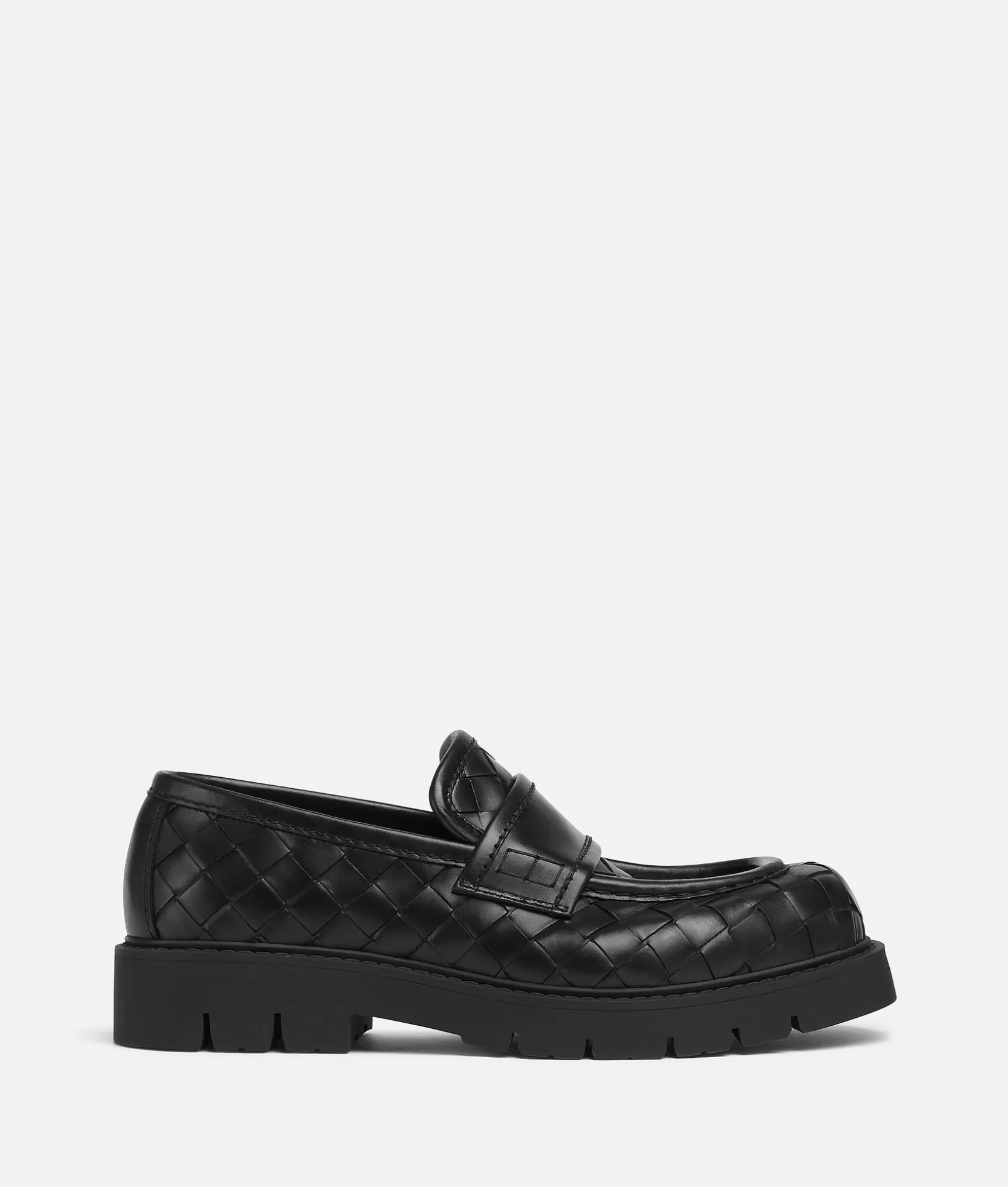 Loafers>Bottega Veneta Haddock Loafer Black