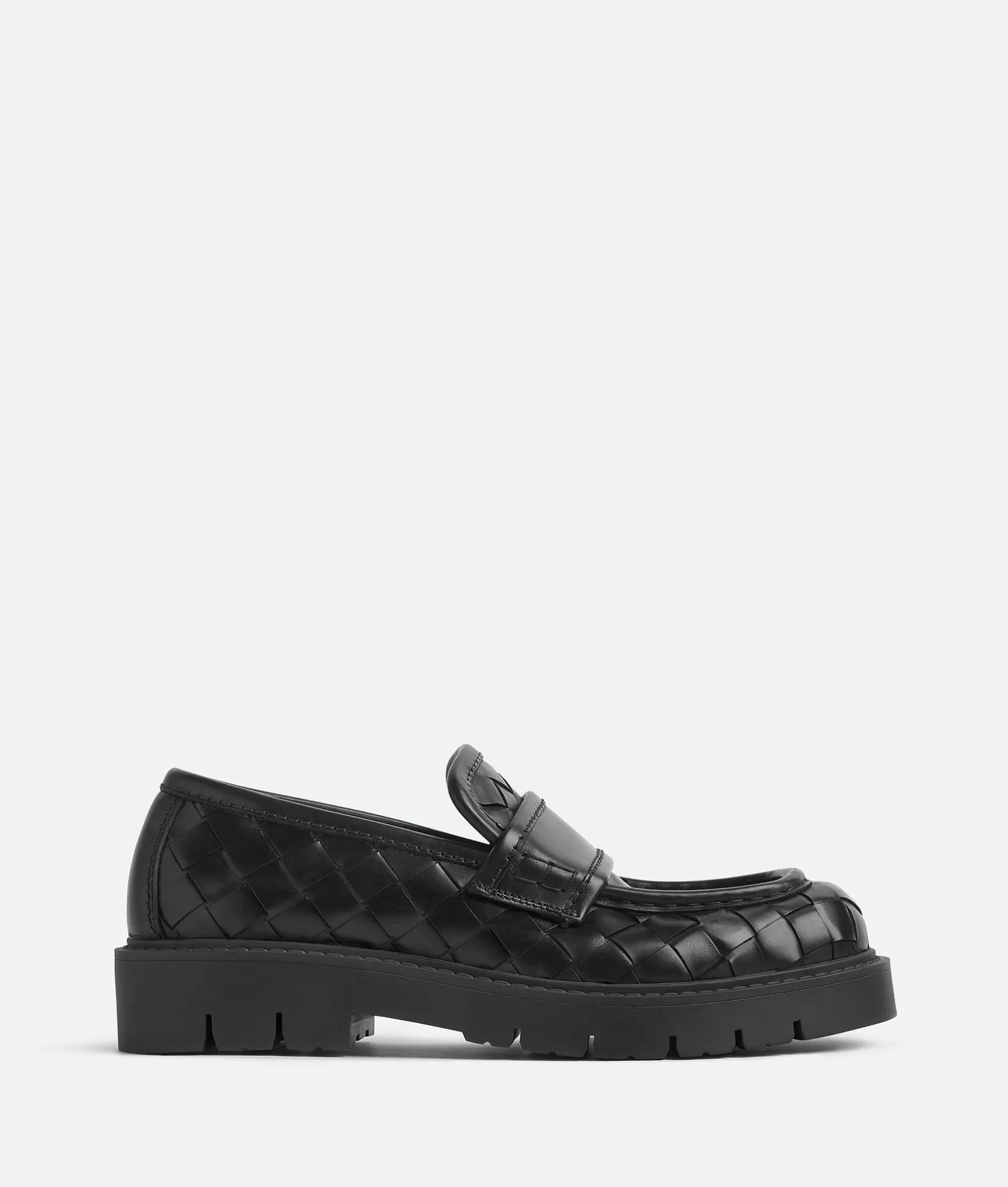 Flats>Bottega Veneta Haddock Loafer Black