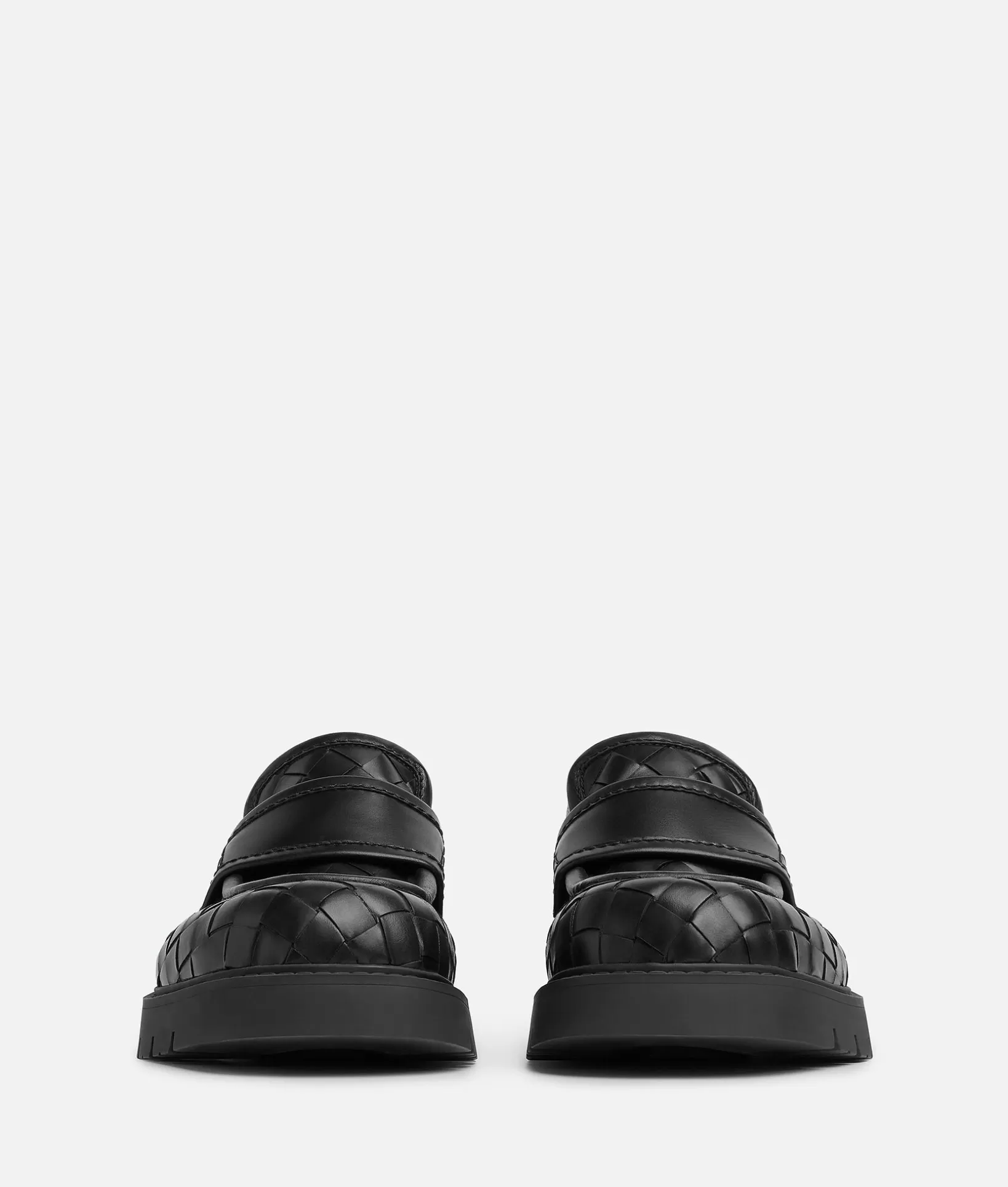 Loafers>Bottega Veneta Haddock Loafer Black