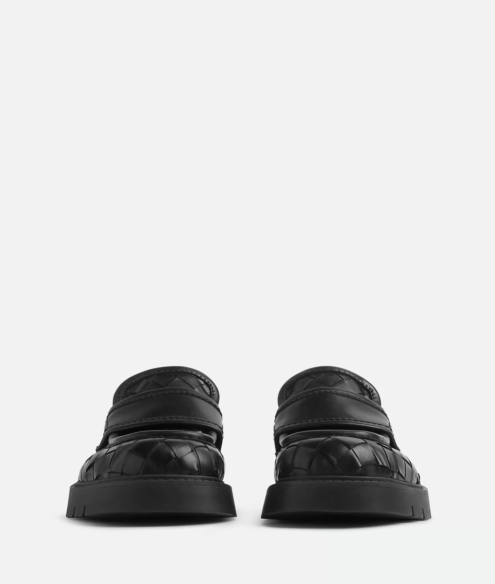 Flats>Bottega Veneta Haddock Loafer Black