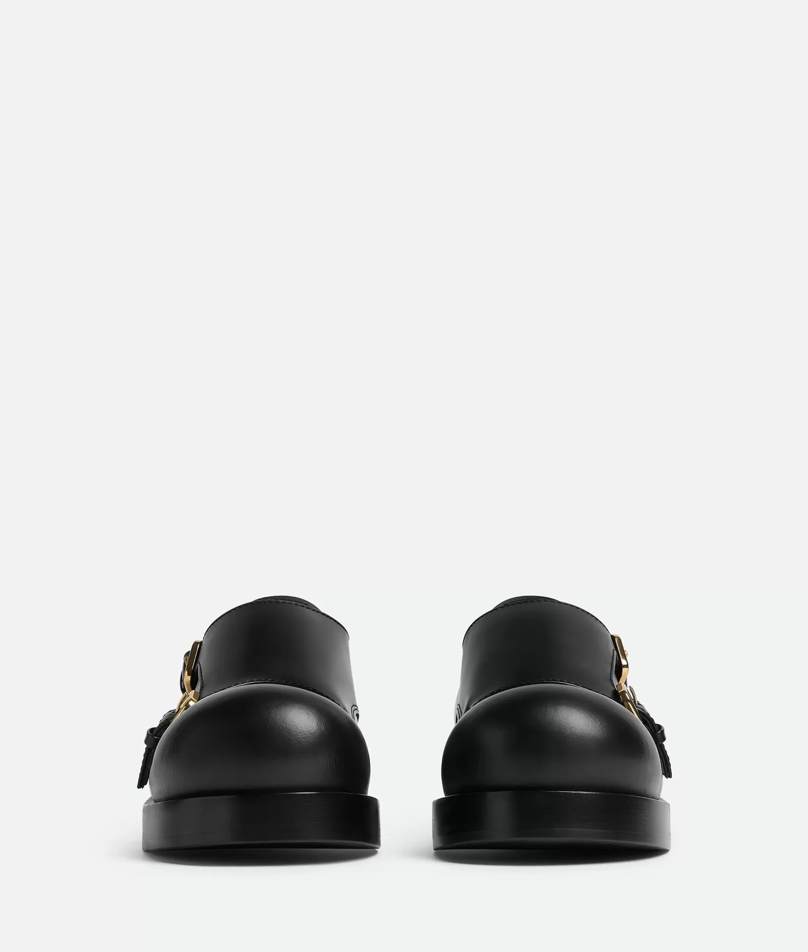 Flats>Bottega Veneta Helium Monk Strap Black