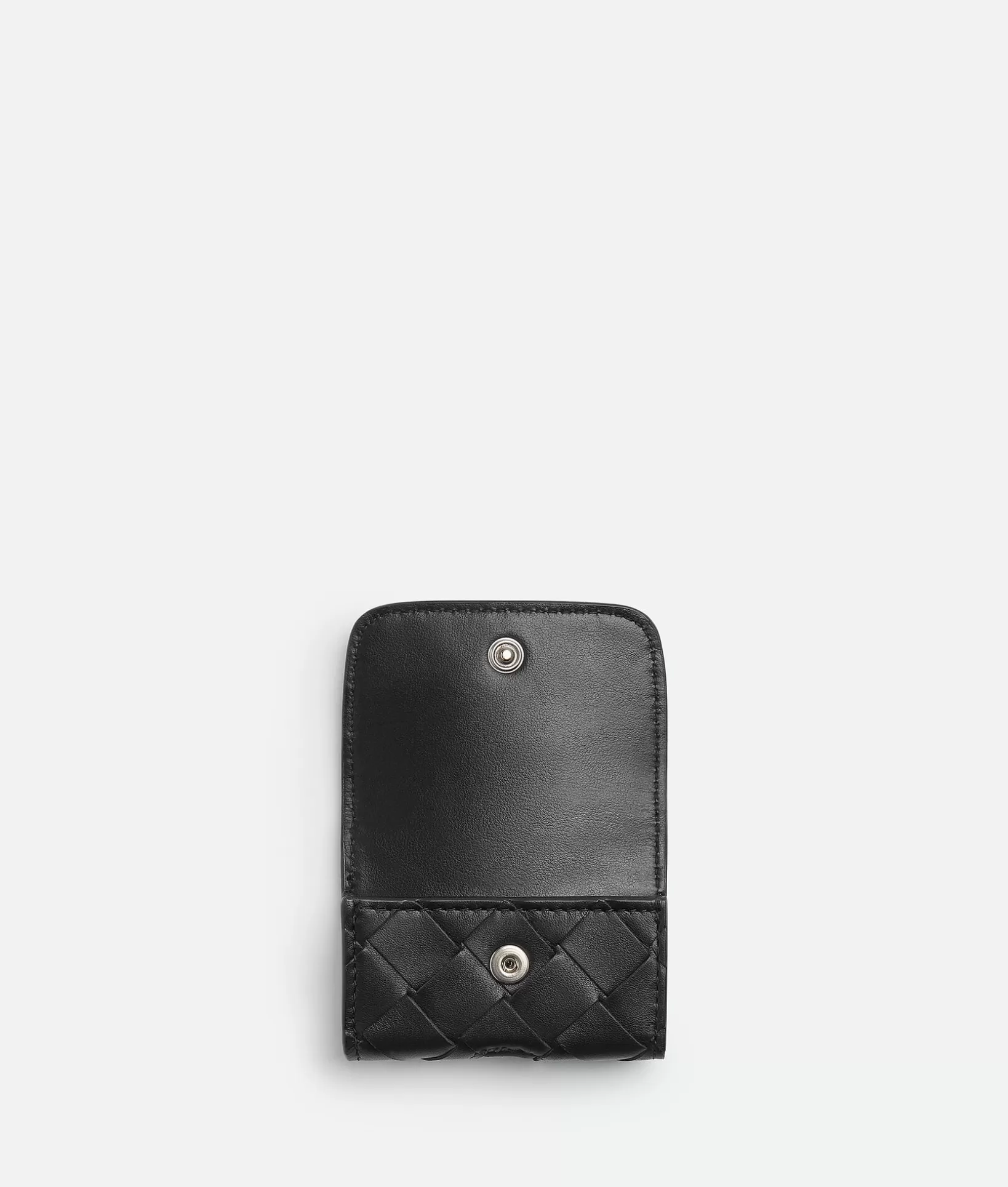 Tech>Bottega Veneta Intrecciato AirPods Holder On Hook Black