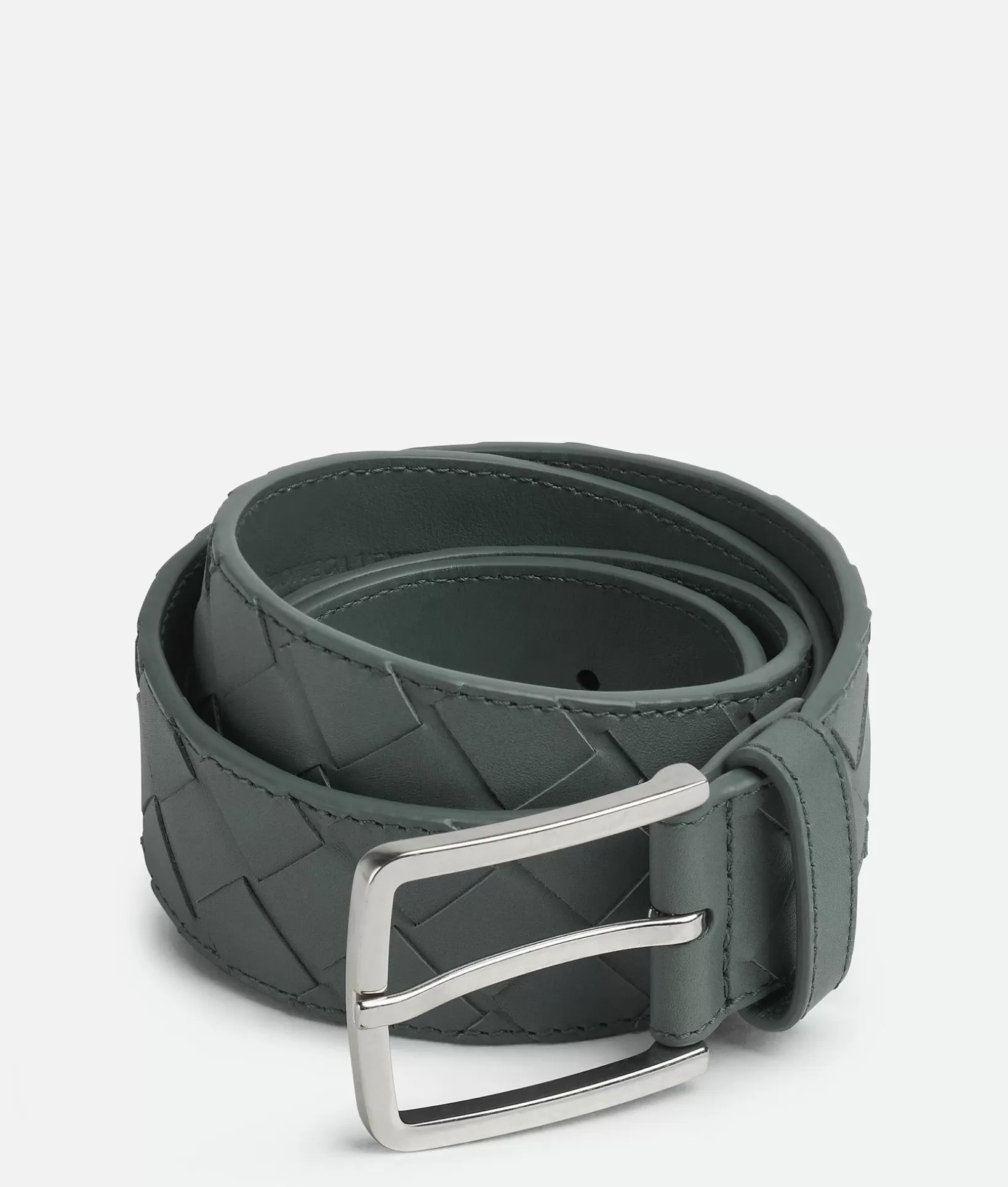 Belts>Bottega Veneta Intrecciato Belt Slate