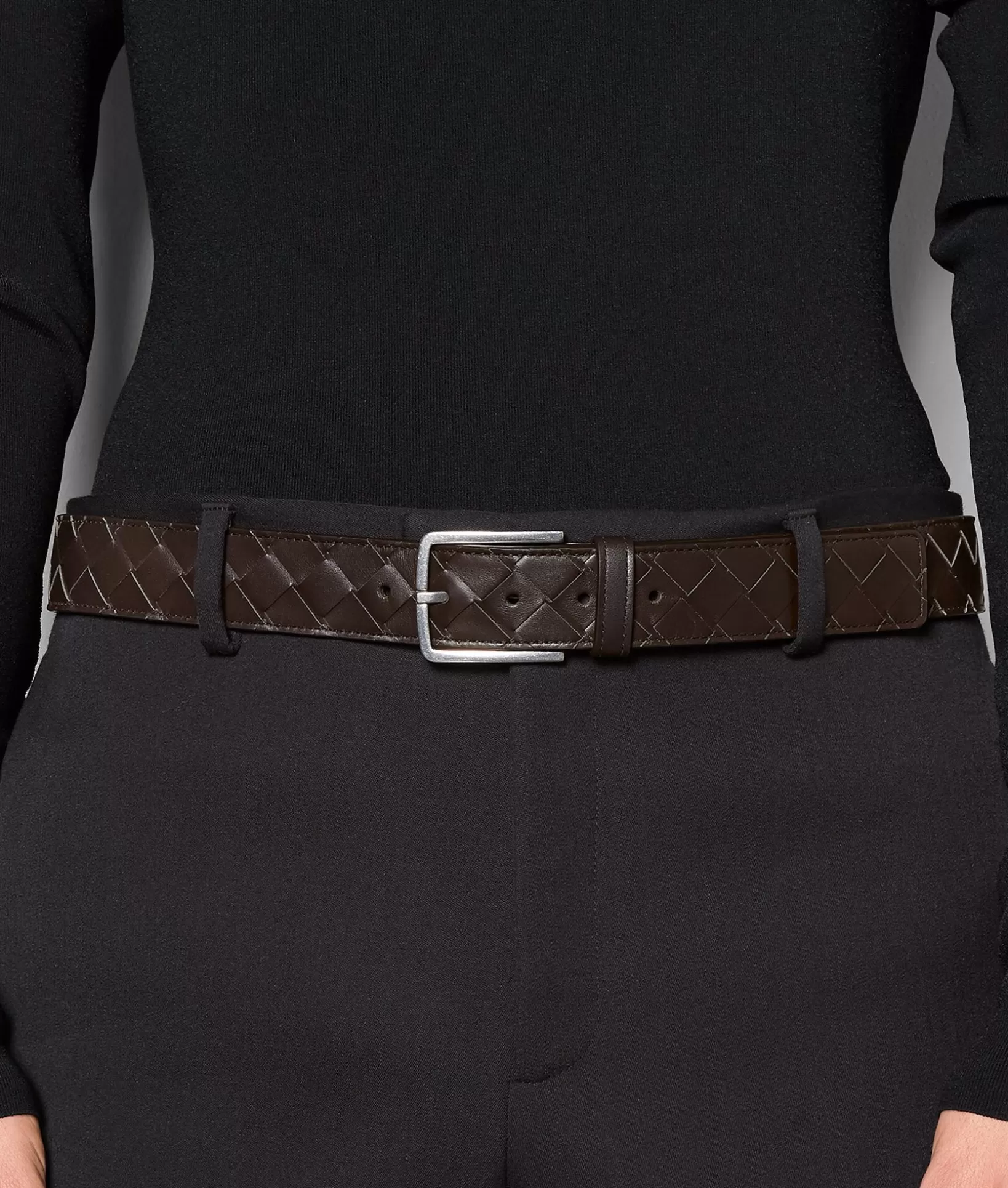 Belts>Bottega Veneta Intrecciato Belt Fondant