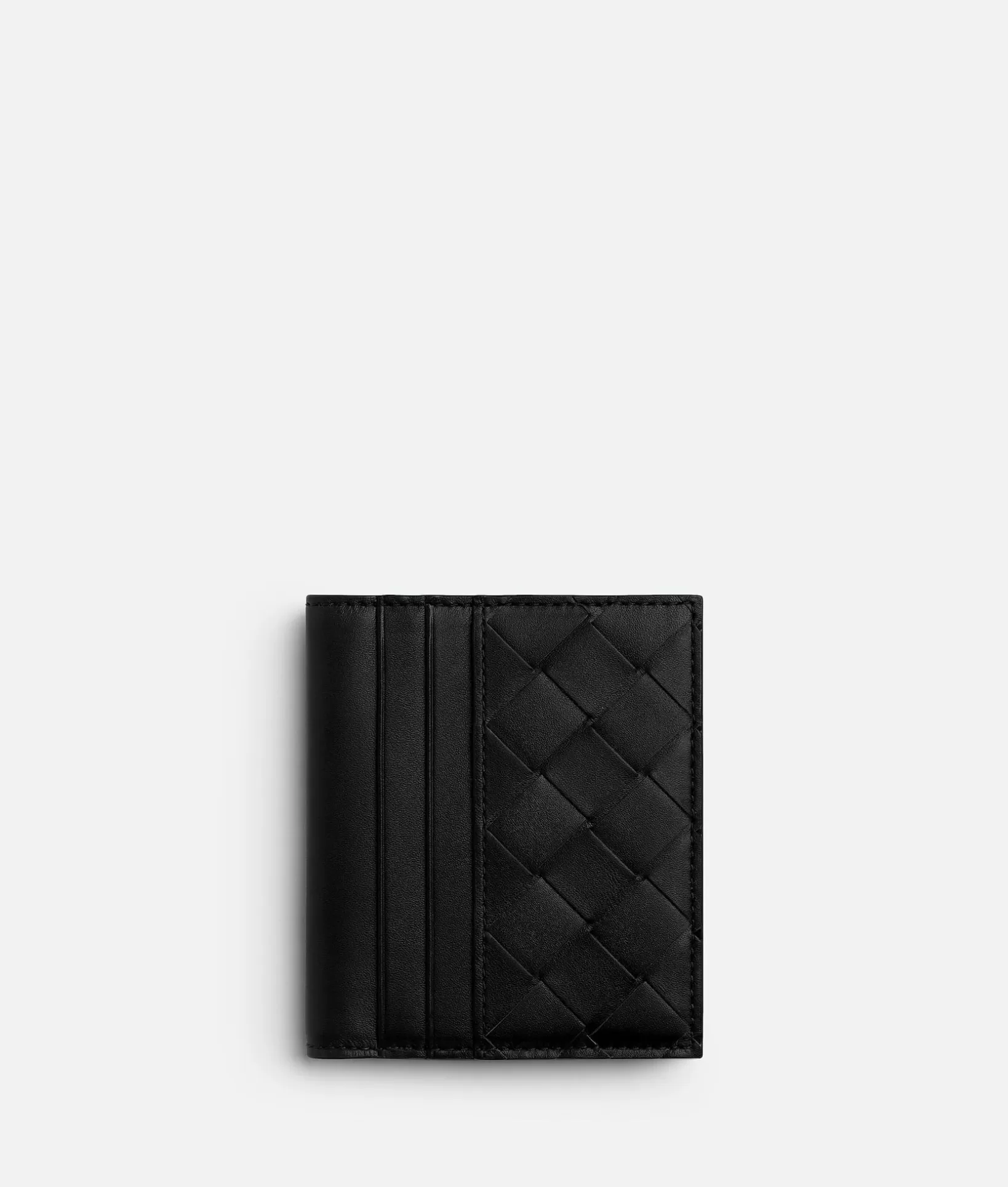 Small Wallets>Bottega Veneta Intrecciato Bill Wallet Black