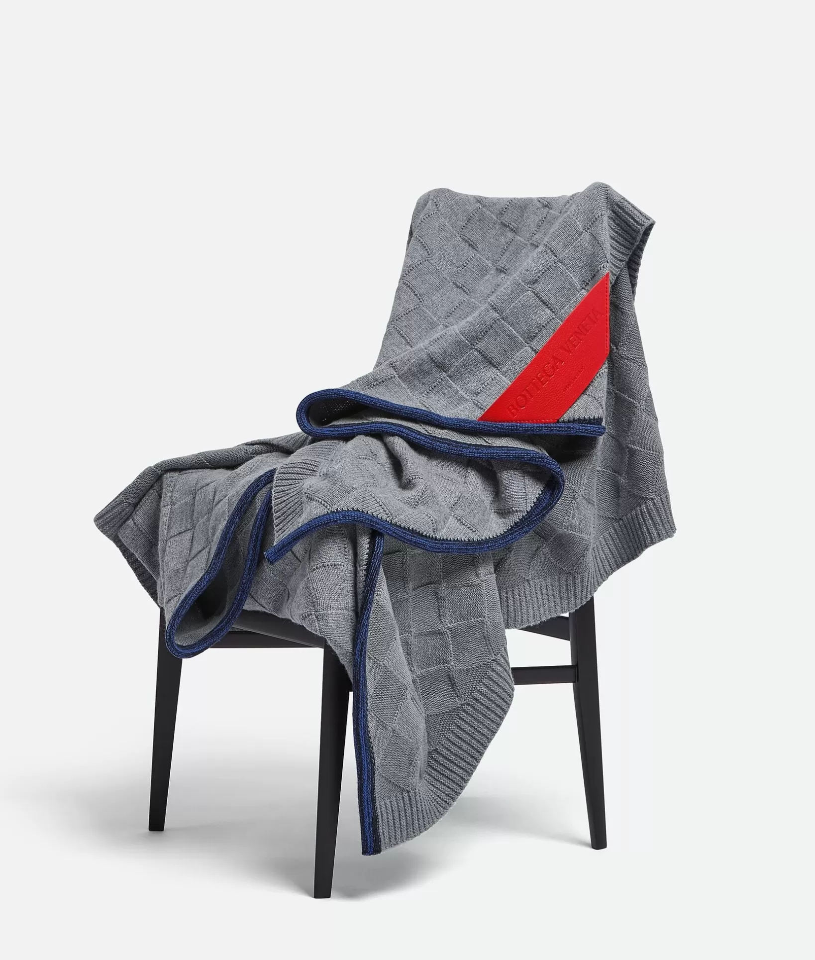 Blankets>Bottega Veneta Intrecciato Blanket Grey