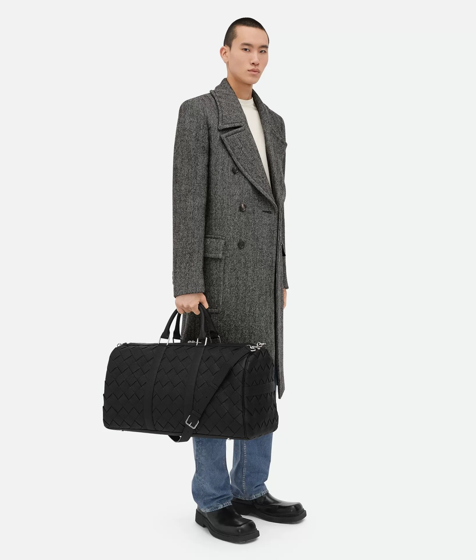 Travel Bags | Travel Bags>Bottega Veneta Intrecciato Cabin Duffle Black