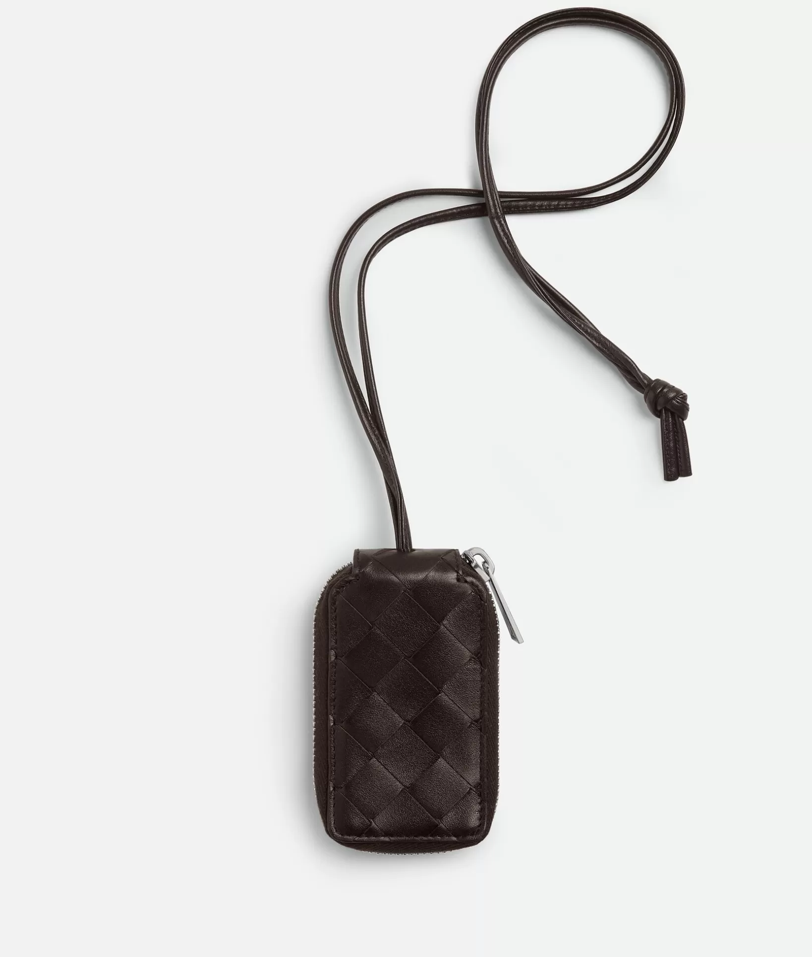 Key Rings>Bottega Veneta Intrecciato Car Key Holder Fondant